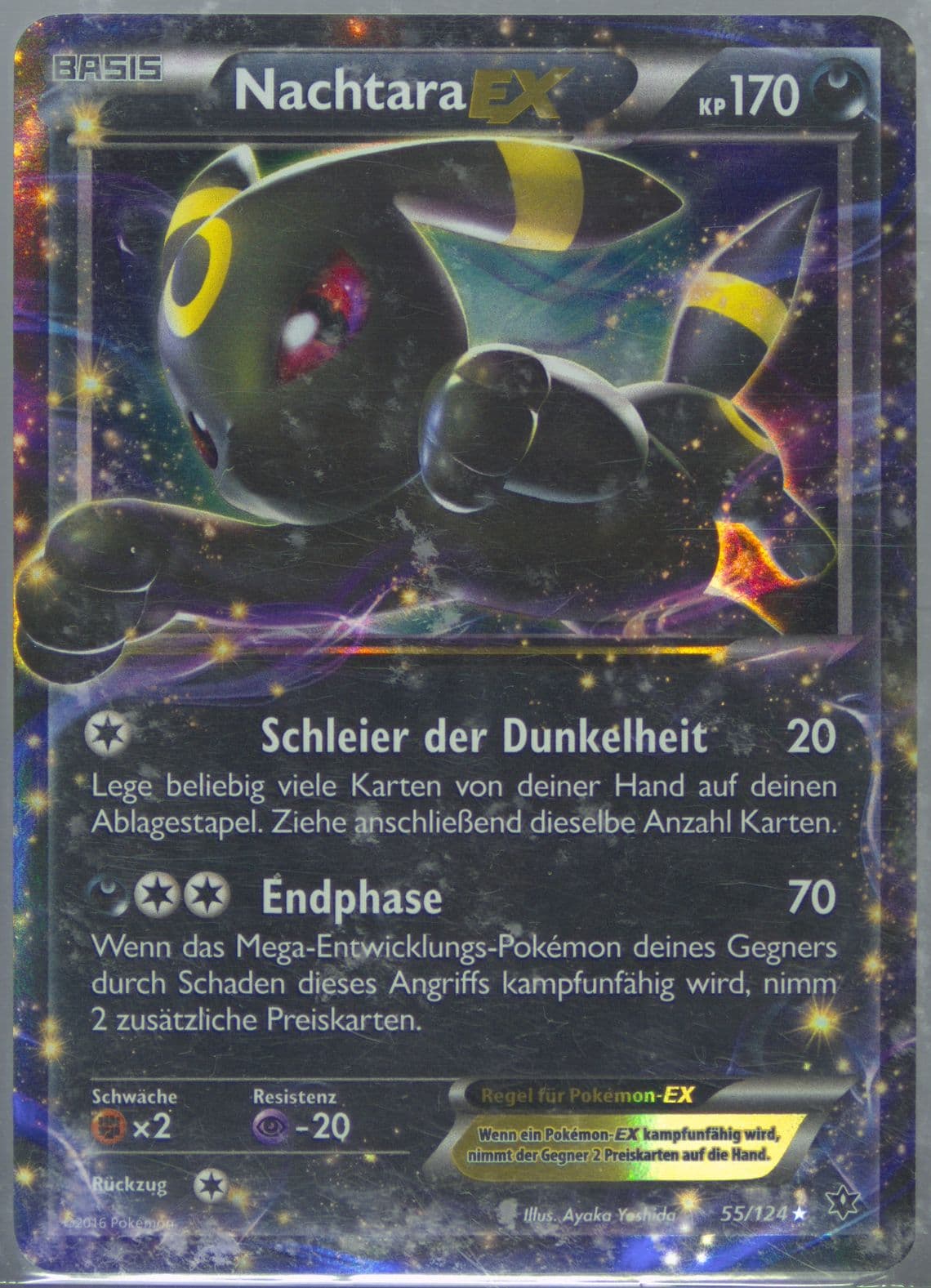 Nachtara EX German (55) 2016 Pokemon XY Fates Collide