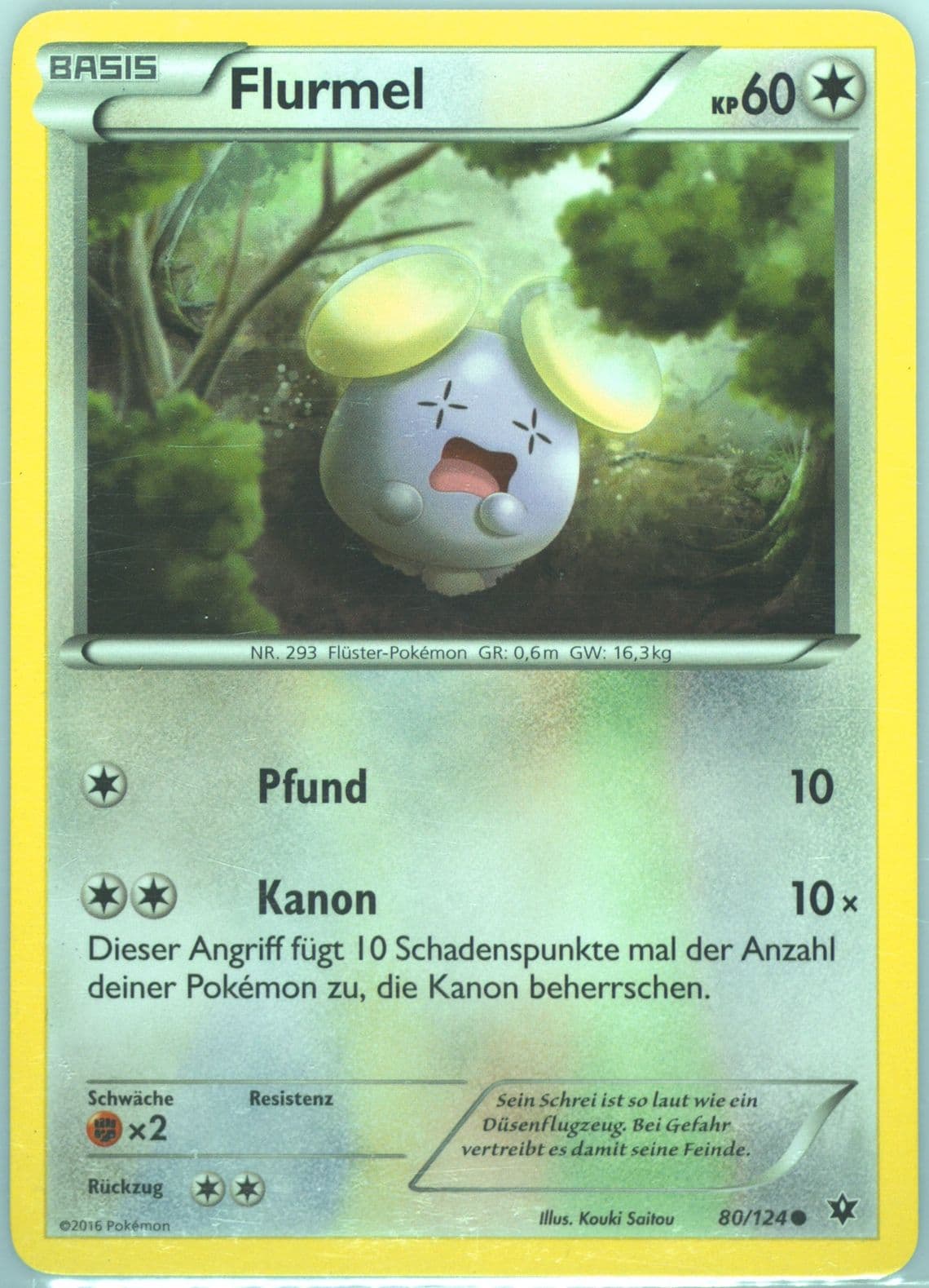 Flurmel German (80) 2016 Pokemon XY Fates Collide