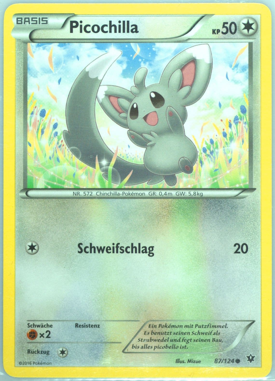 Picochilla German (87) 2016 Pokemon XY Fates Collide