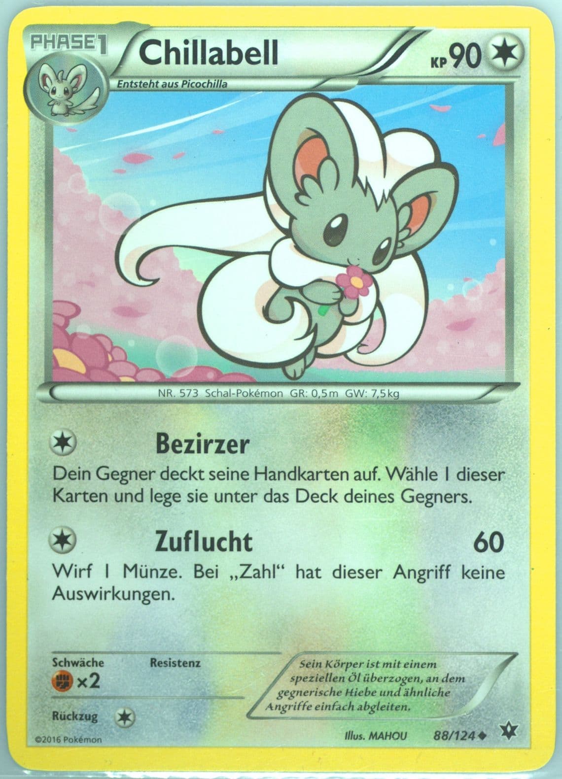 Chillabell German (88) 2016 Pokemon XY Fates Collide