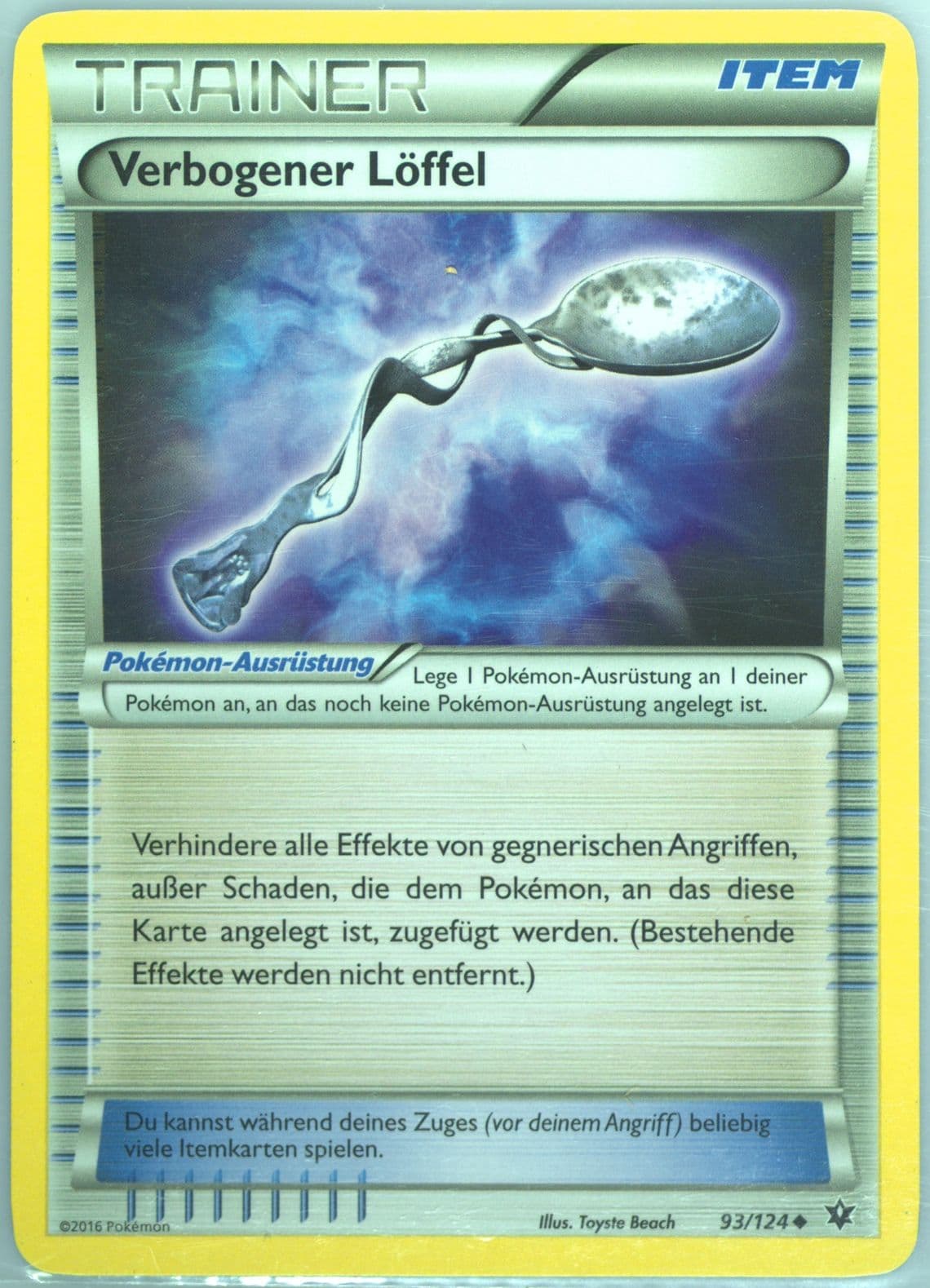 Verbogener Loffel German (93) 2016 Pokemon XY Fates Collide