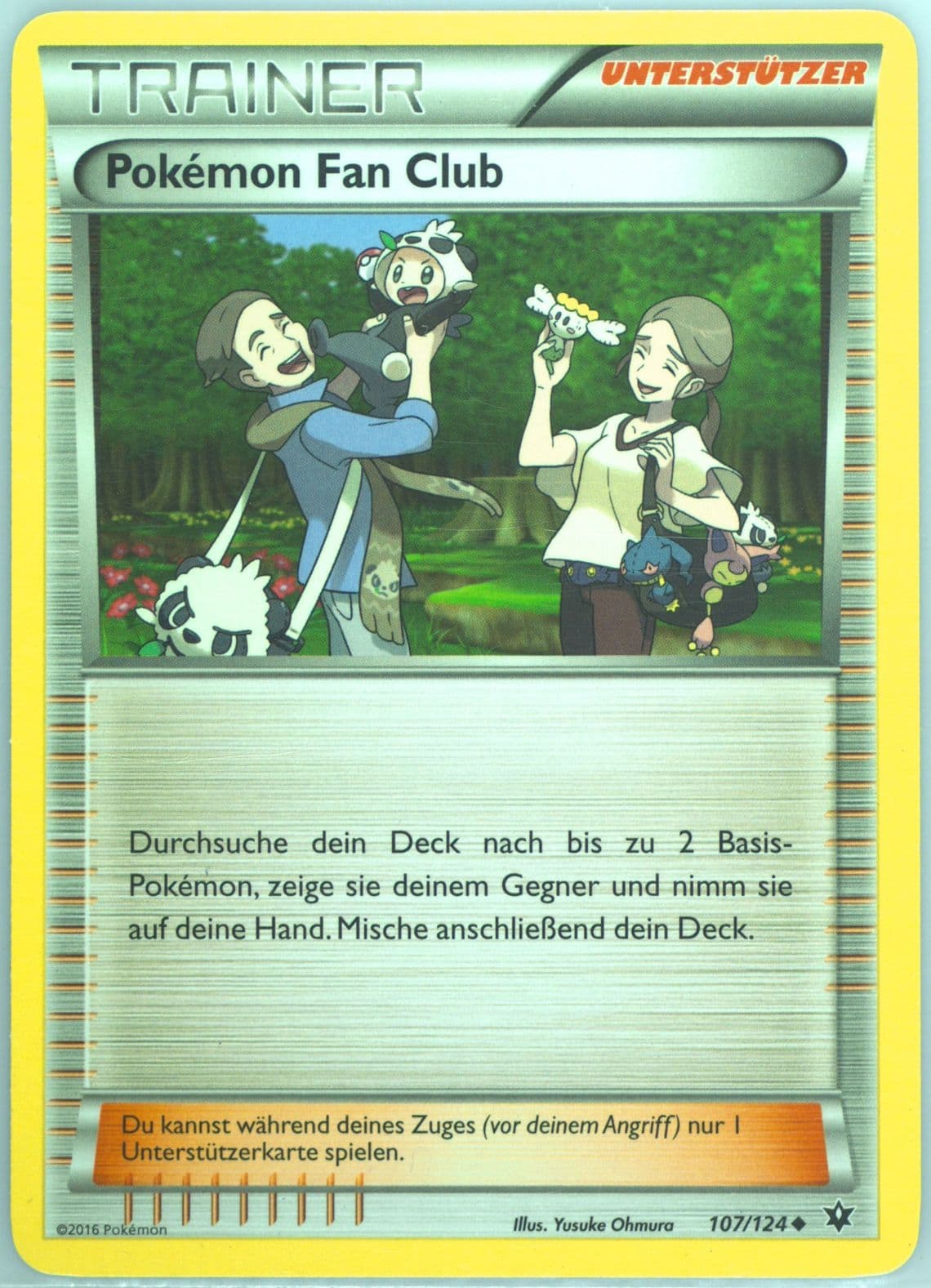 Pokemon Fan Club German (107) 2016 Pokemon XY Fates Collide