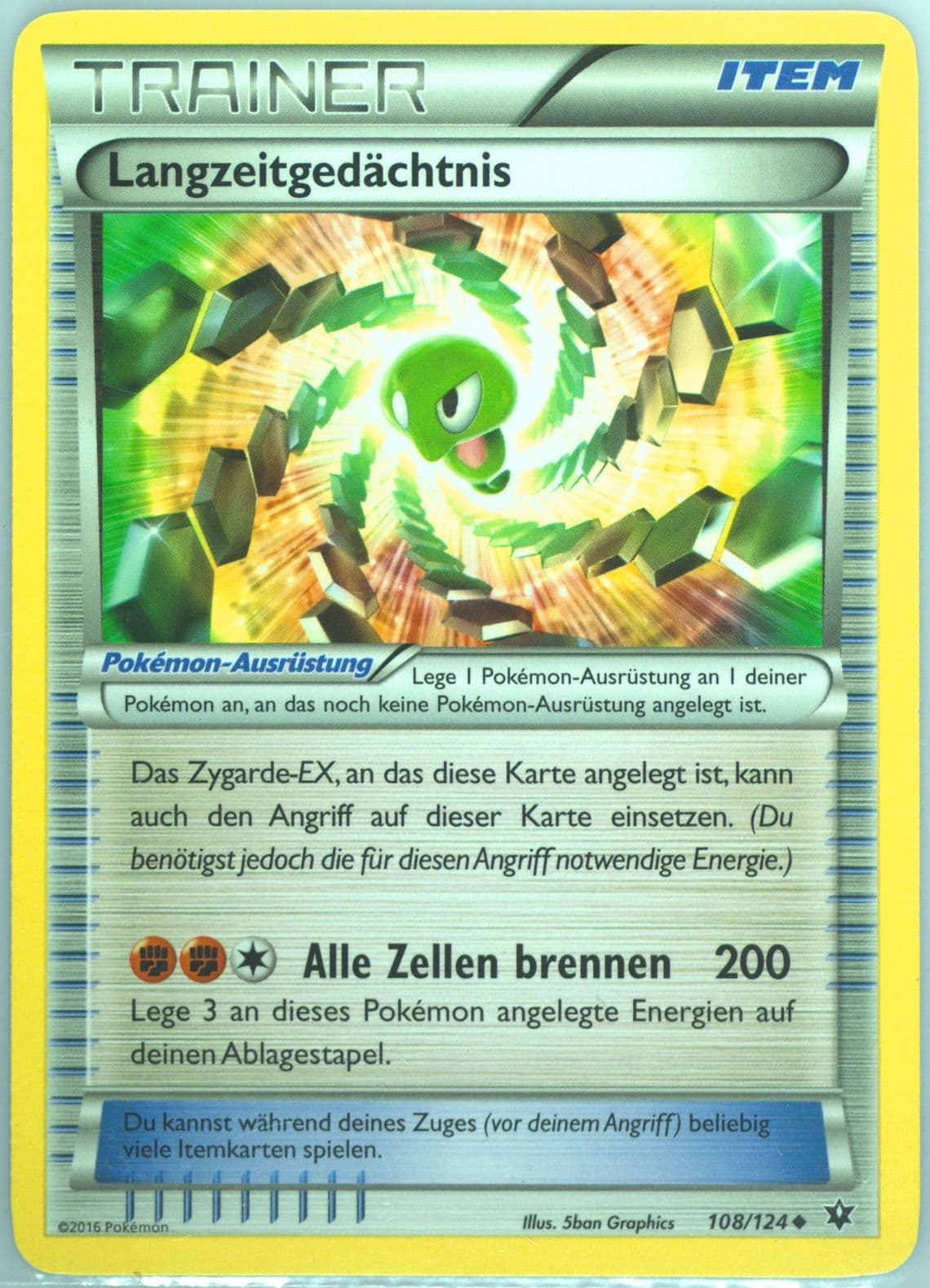 Langzeitgedachtnis German (108) 2016 Pokemon XY Fates Collide