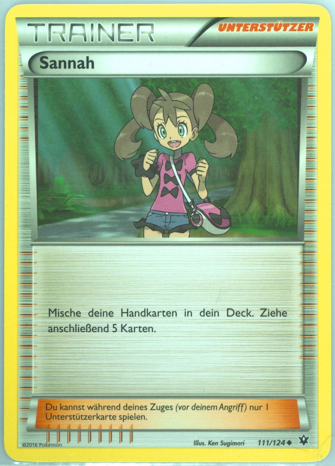 Sannah German (111) 2016 Pokemon XY Fates Collide