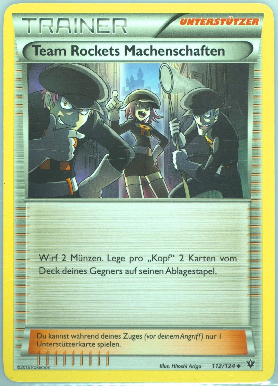 Team Rockets Machenschaften German (112) 2016 Pokemon XY Fates Collide