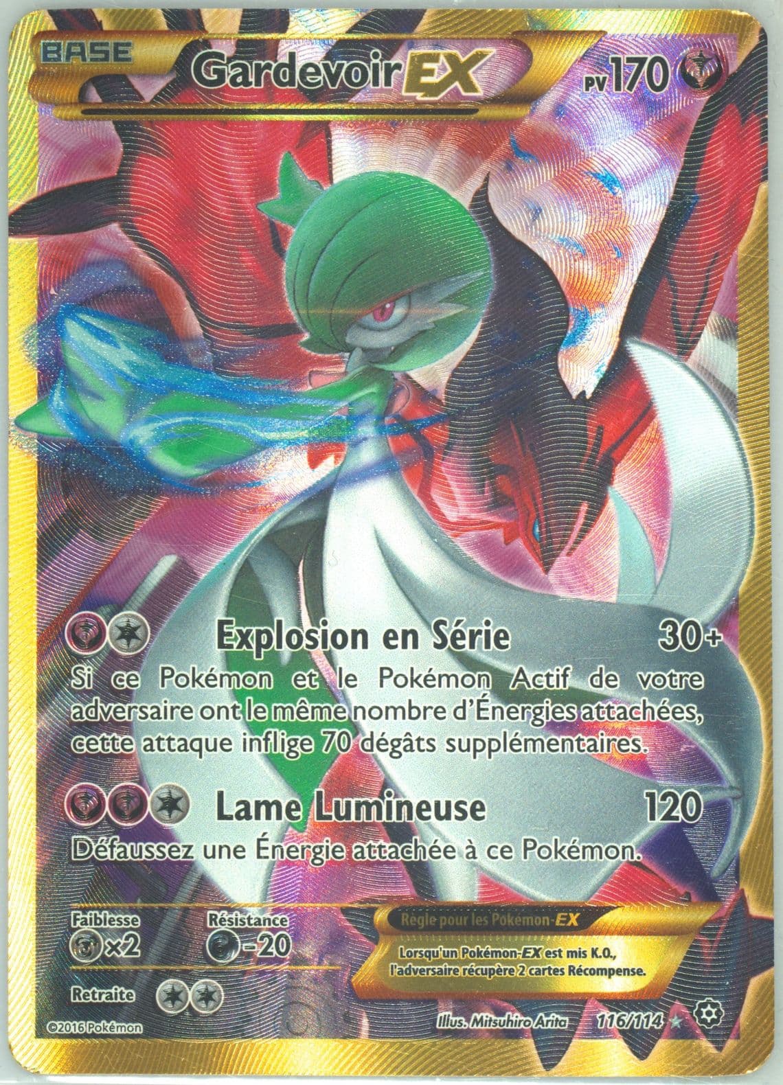 Full Art/Gardevoir EX French-Secret (116) 2016 Pokemon XY Steam Siege