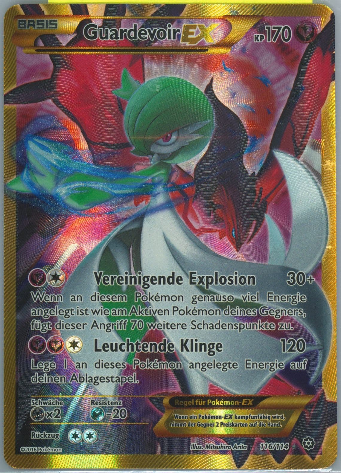 Full Art/Guardevoir EX German-Secret (116) 2016 Pokemon XY Steam Siege