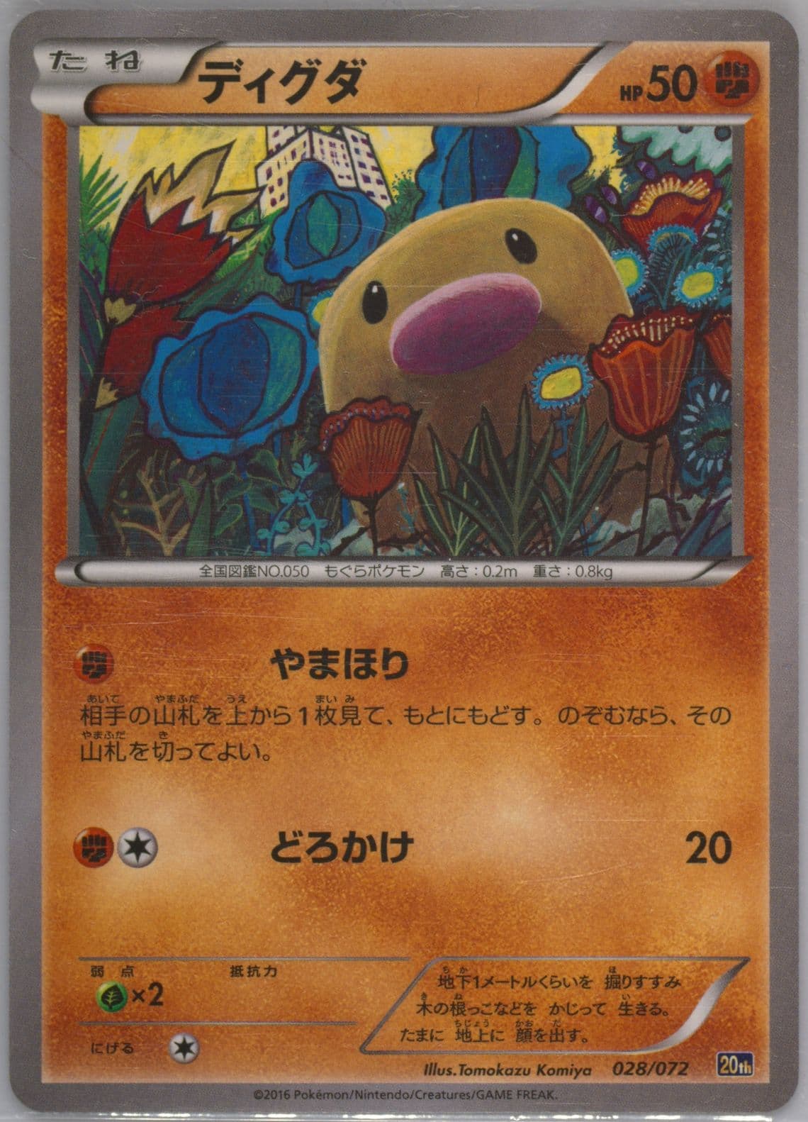Diglett (028) 2016 Pokemon Japanese XY Starter Pack