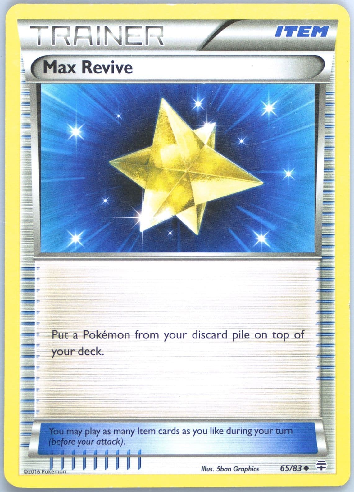Max Revive (65) 2016 Pokemon XY Generations