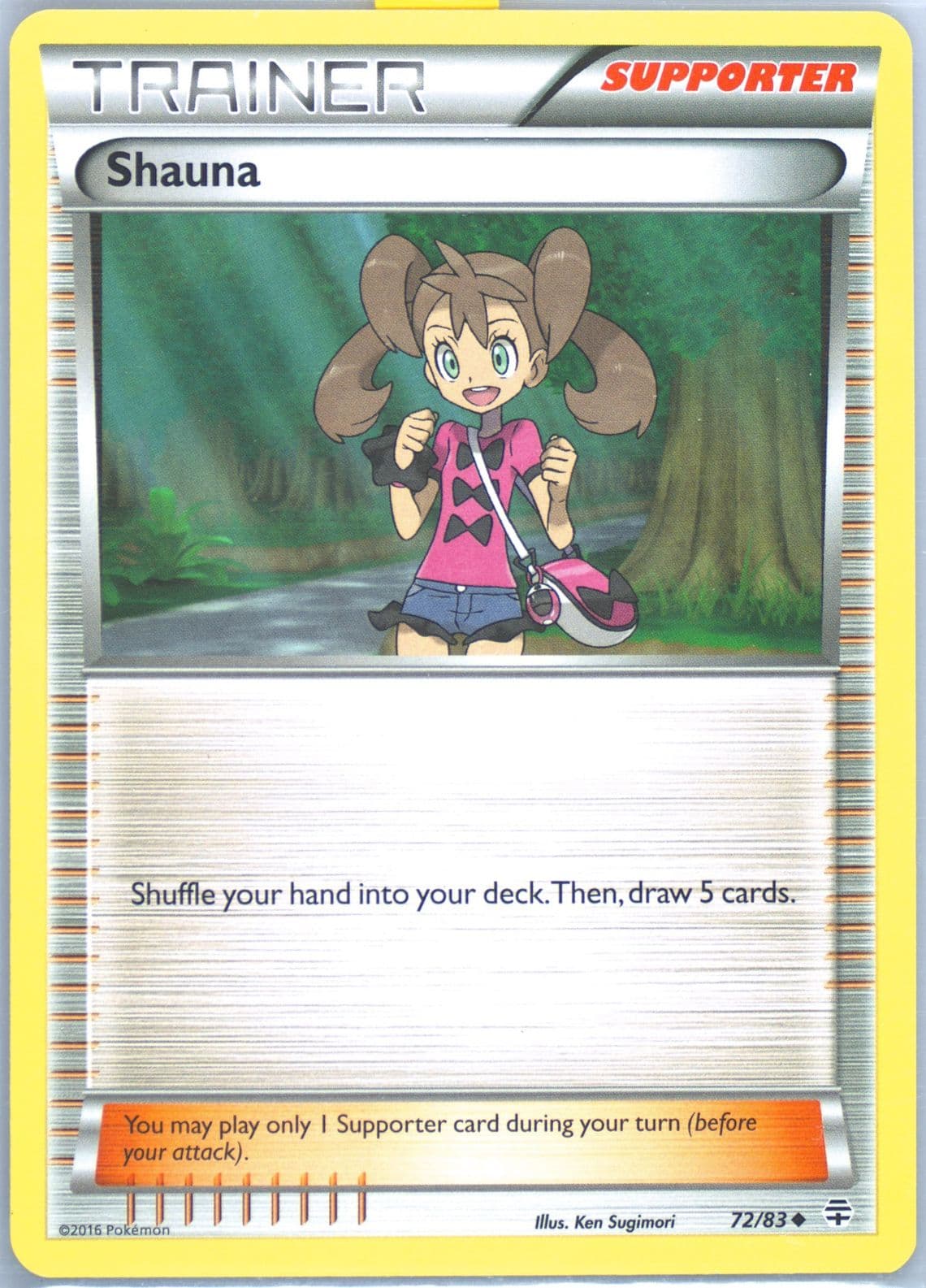 Shauna (72) 2016 Pokemon XY Generations