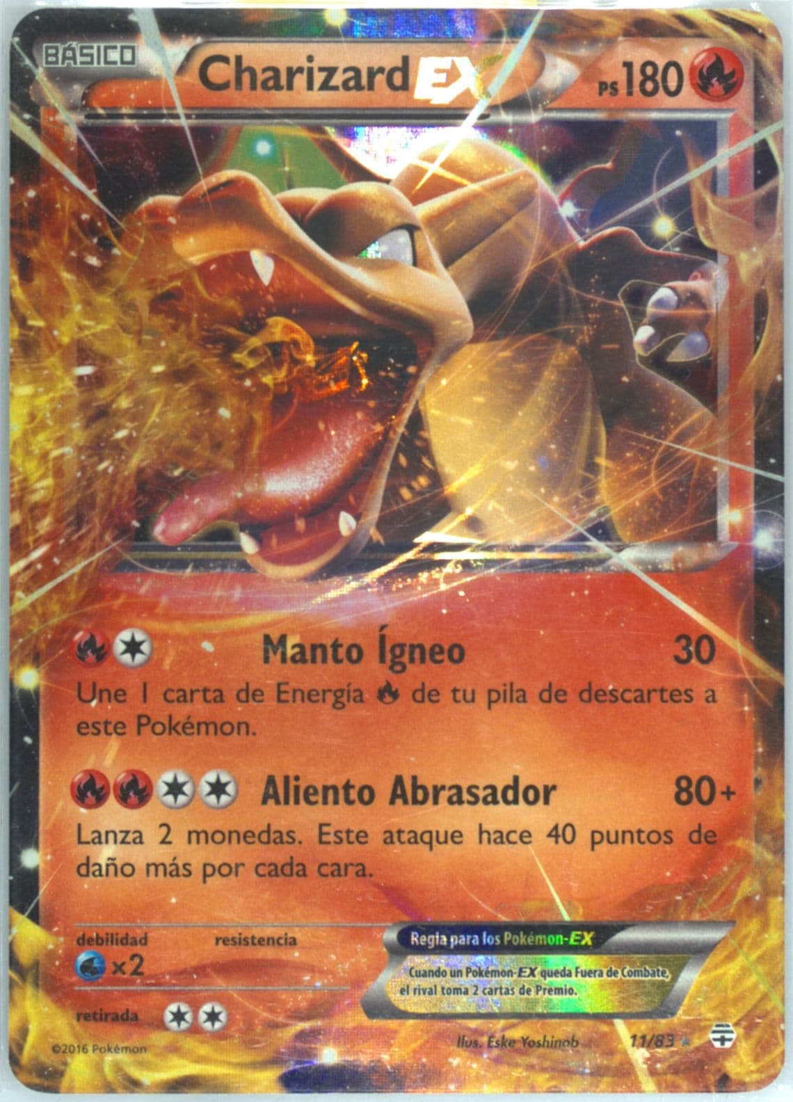 Charizard EX Spanish (11) 2016 Pokemon XY Generations