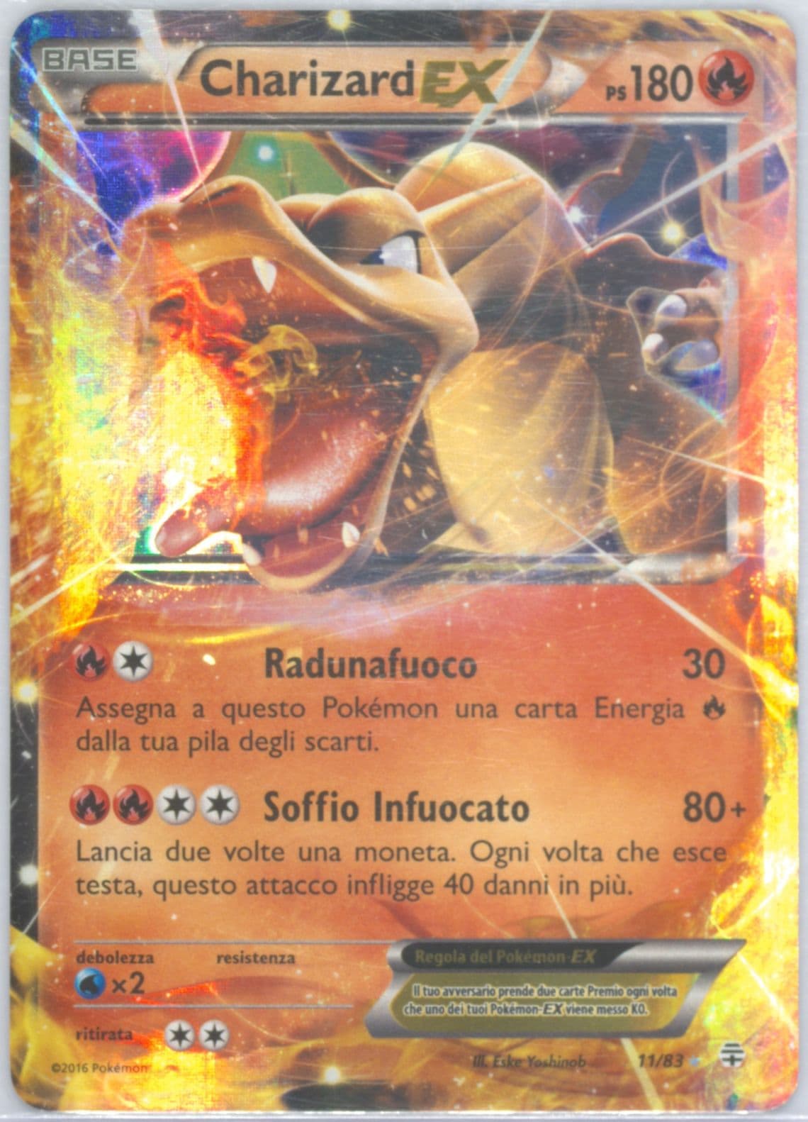 Charizard EX Italian (11) 2016 Pokemon XY Generations
