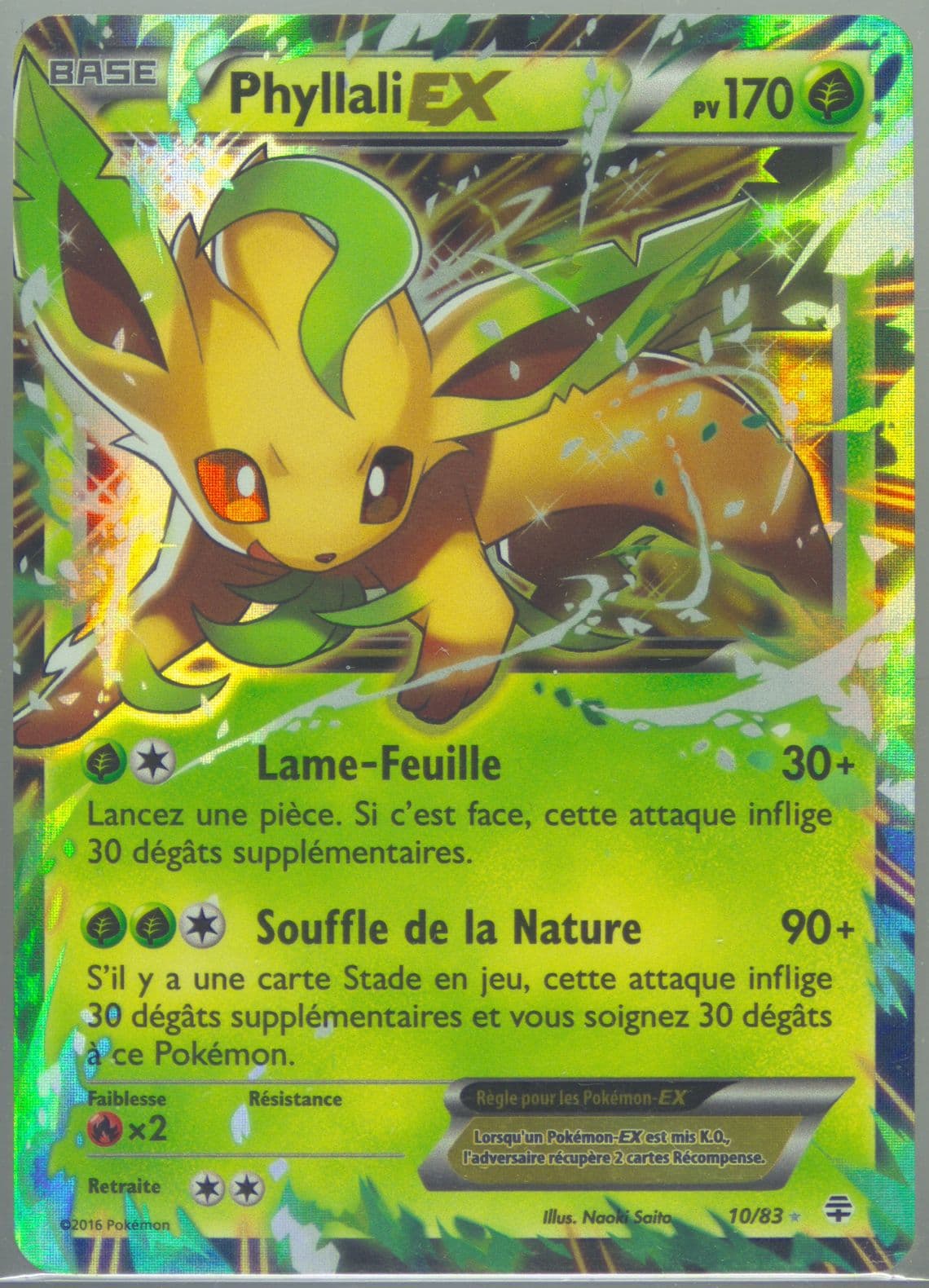 Phyllali EX French (10) 2016 Pokemon XY Generations