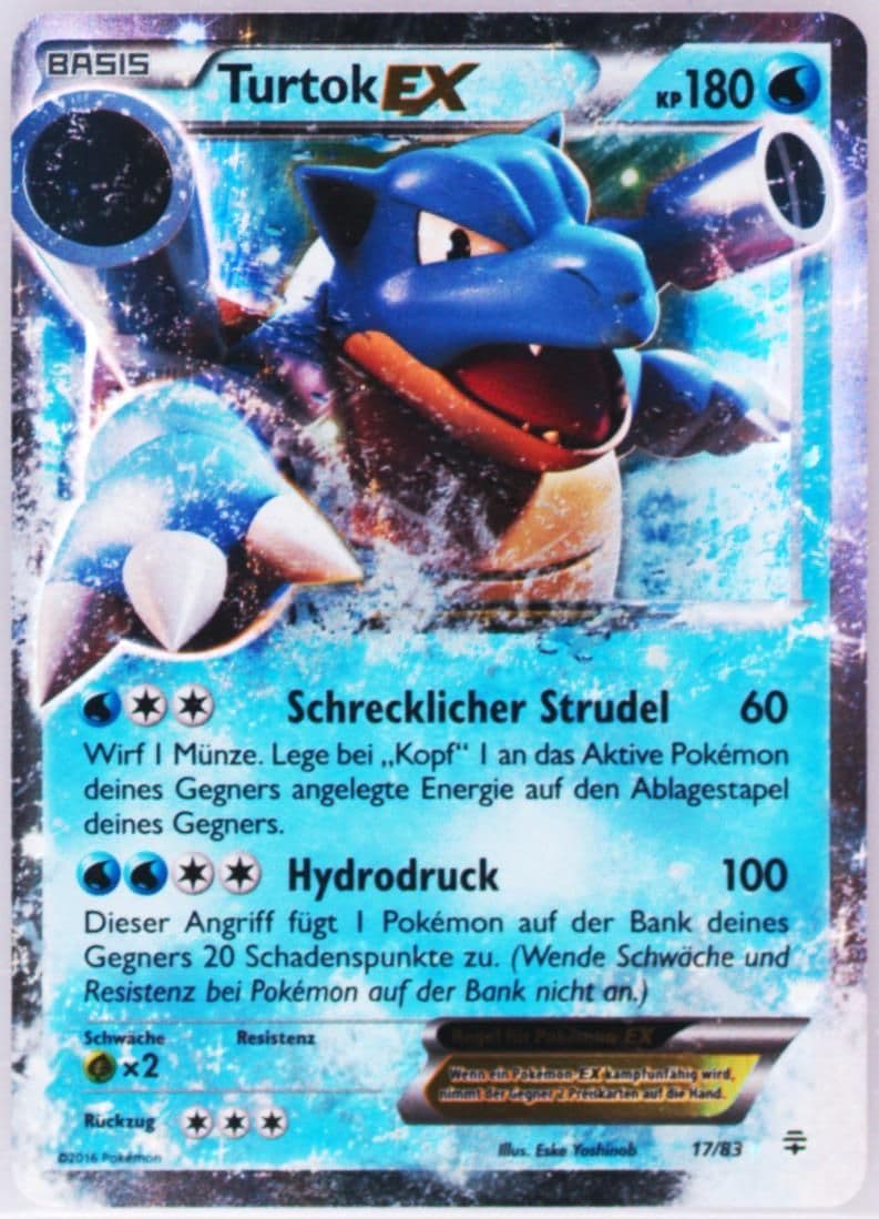 Turtok EX German (17) 2016 Pokemon XY Generations