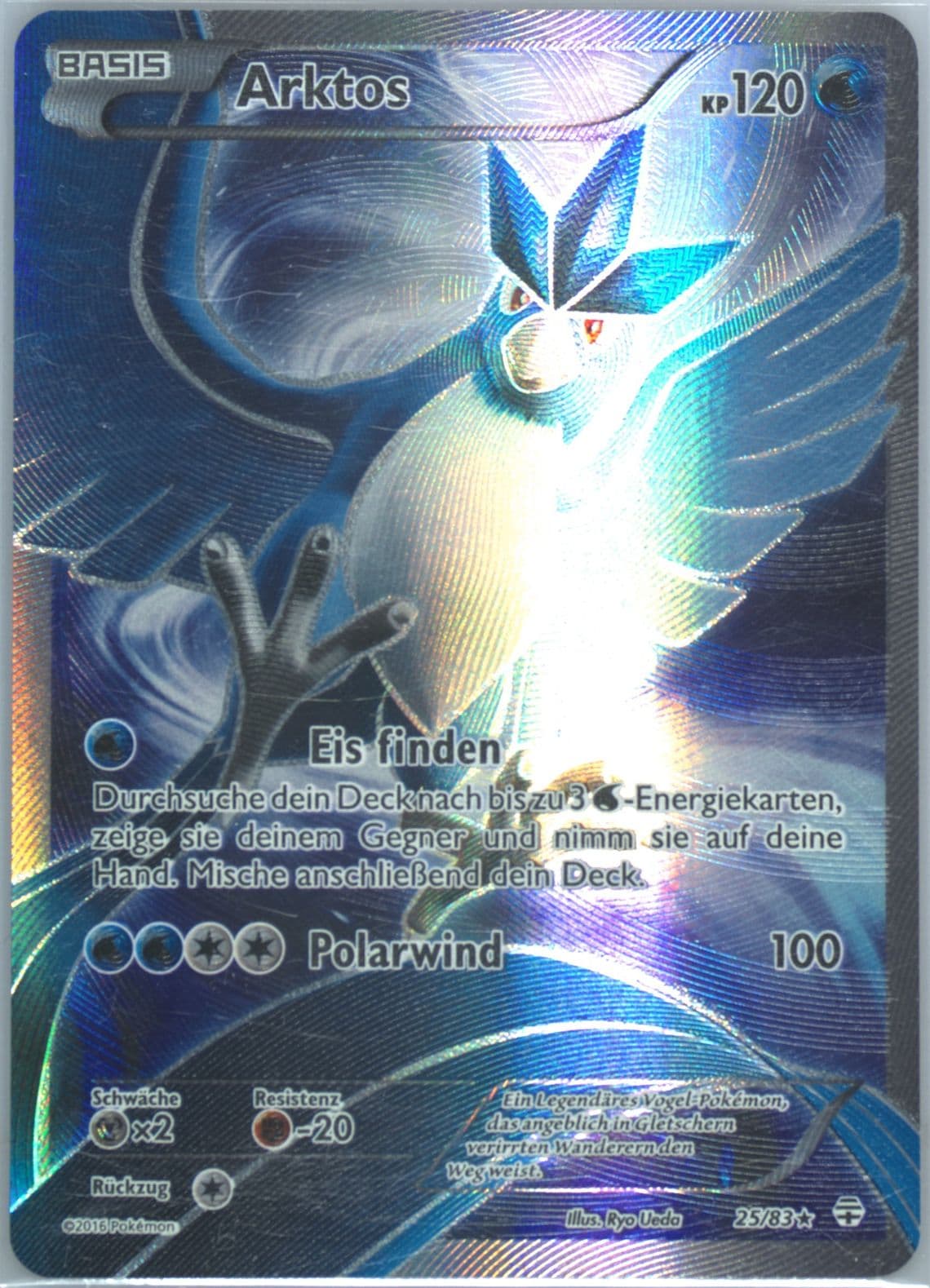 Full Art/Arktos German (25) 2016 Pokemon XY Generations