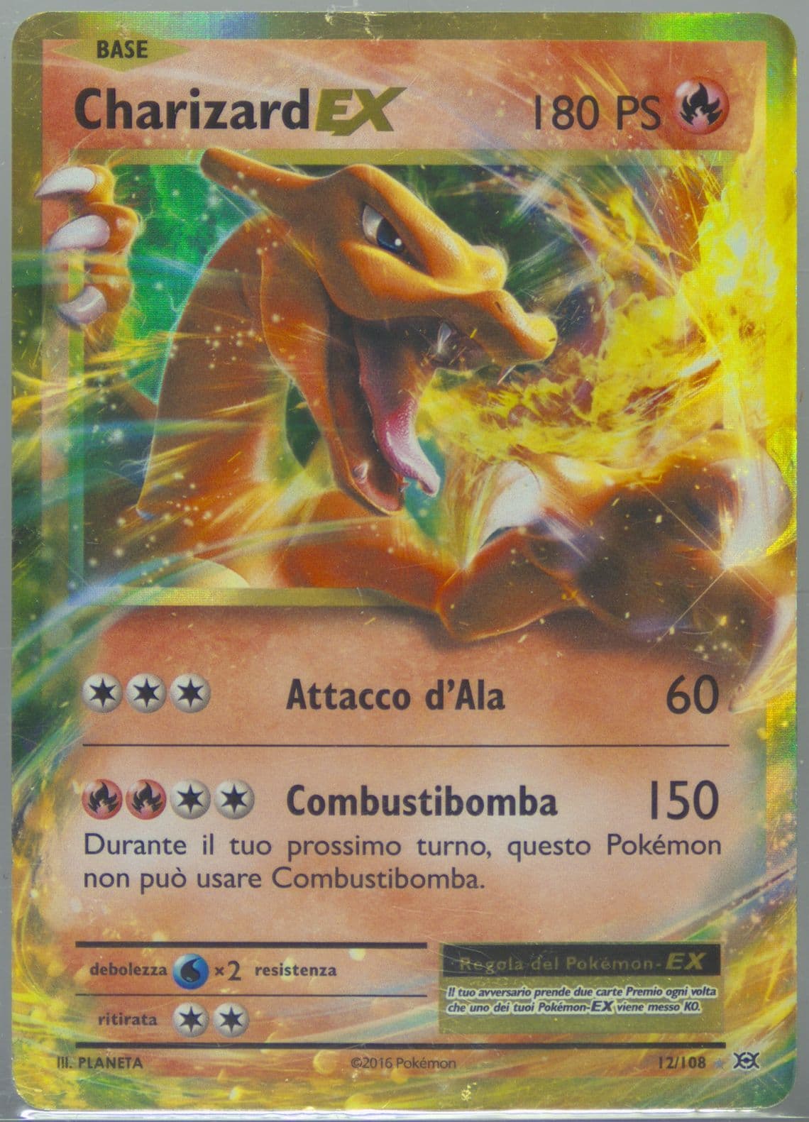 Charizard EX Italian (12) 2016 Pokemon XY Evolutions