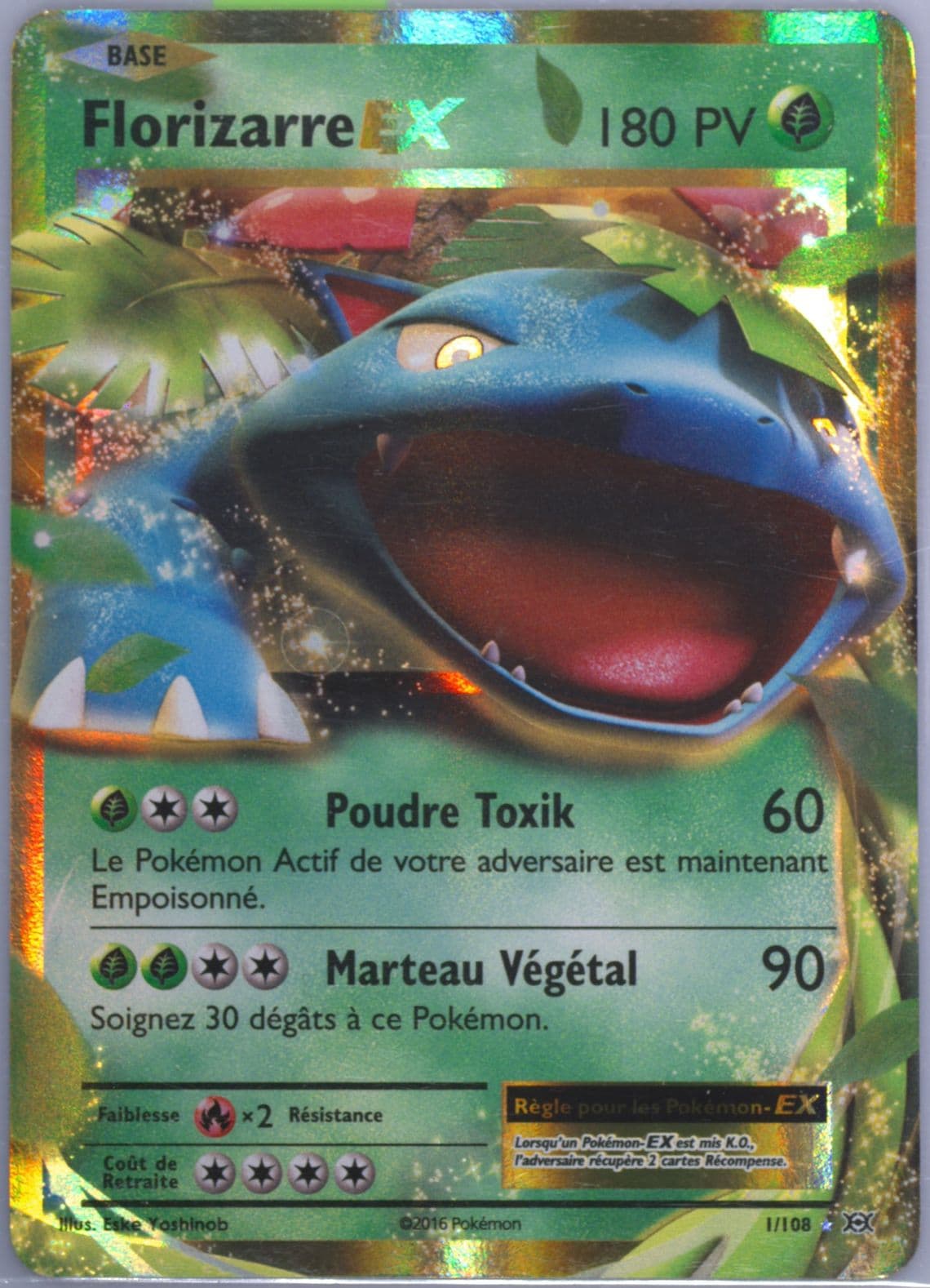 Florizarre EX French (1) 2016 Pokemon XY Evolutions