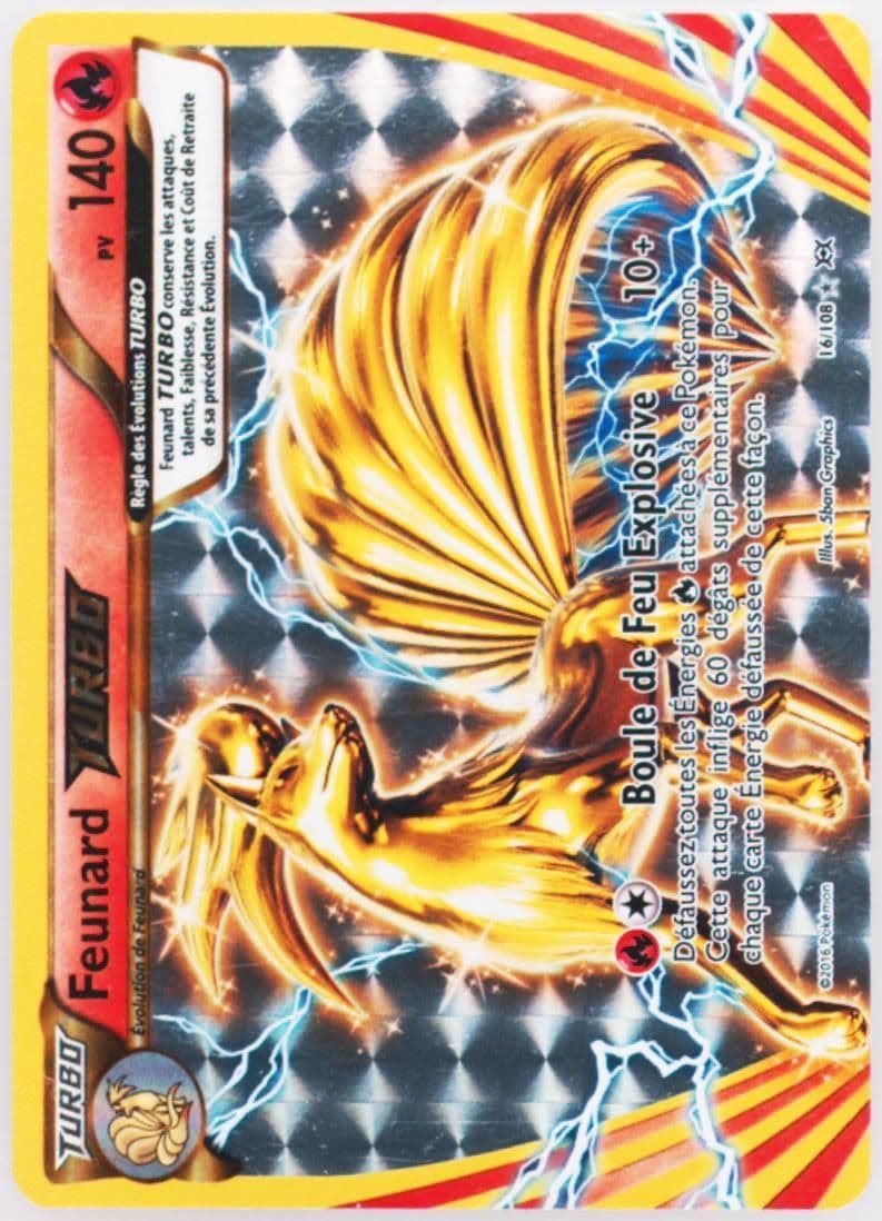 Feunard Turbo French (16) 2016 Pokemon XY Evolutions
