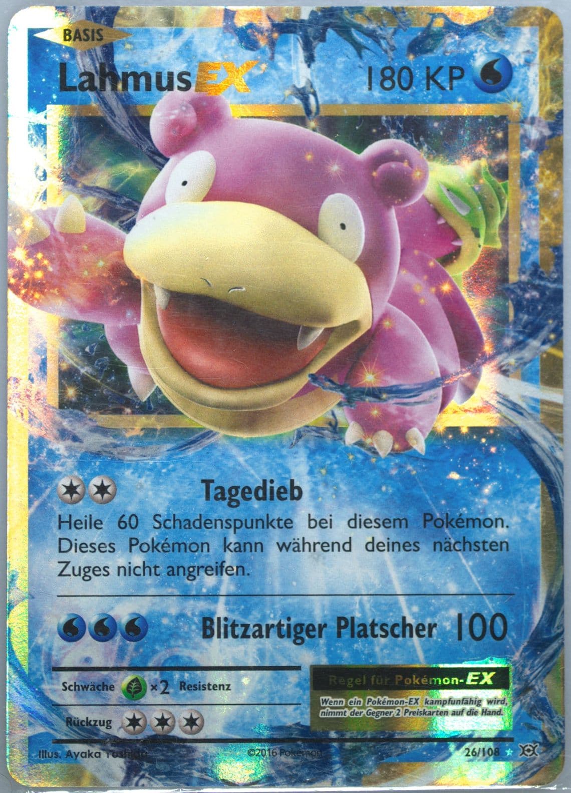 Lahmus EX German (26) 2016 Pokemon XY Evolutions
