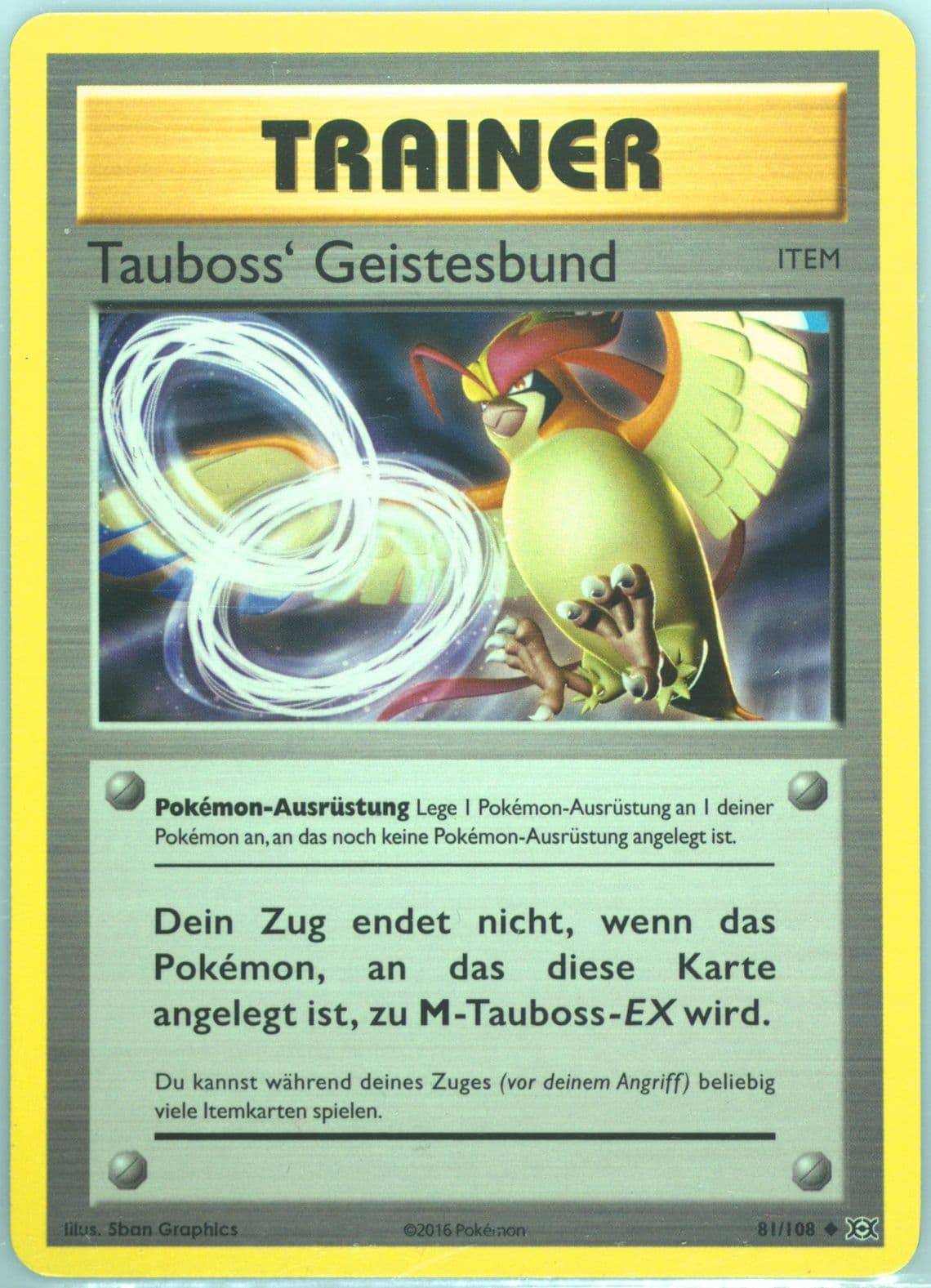 Tauboss' Geistesbund German (81) 2016 Pokemon XY Evolutions