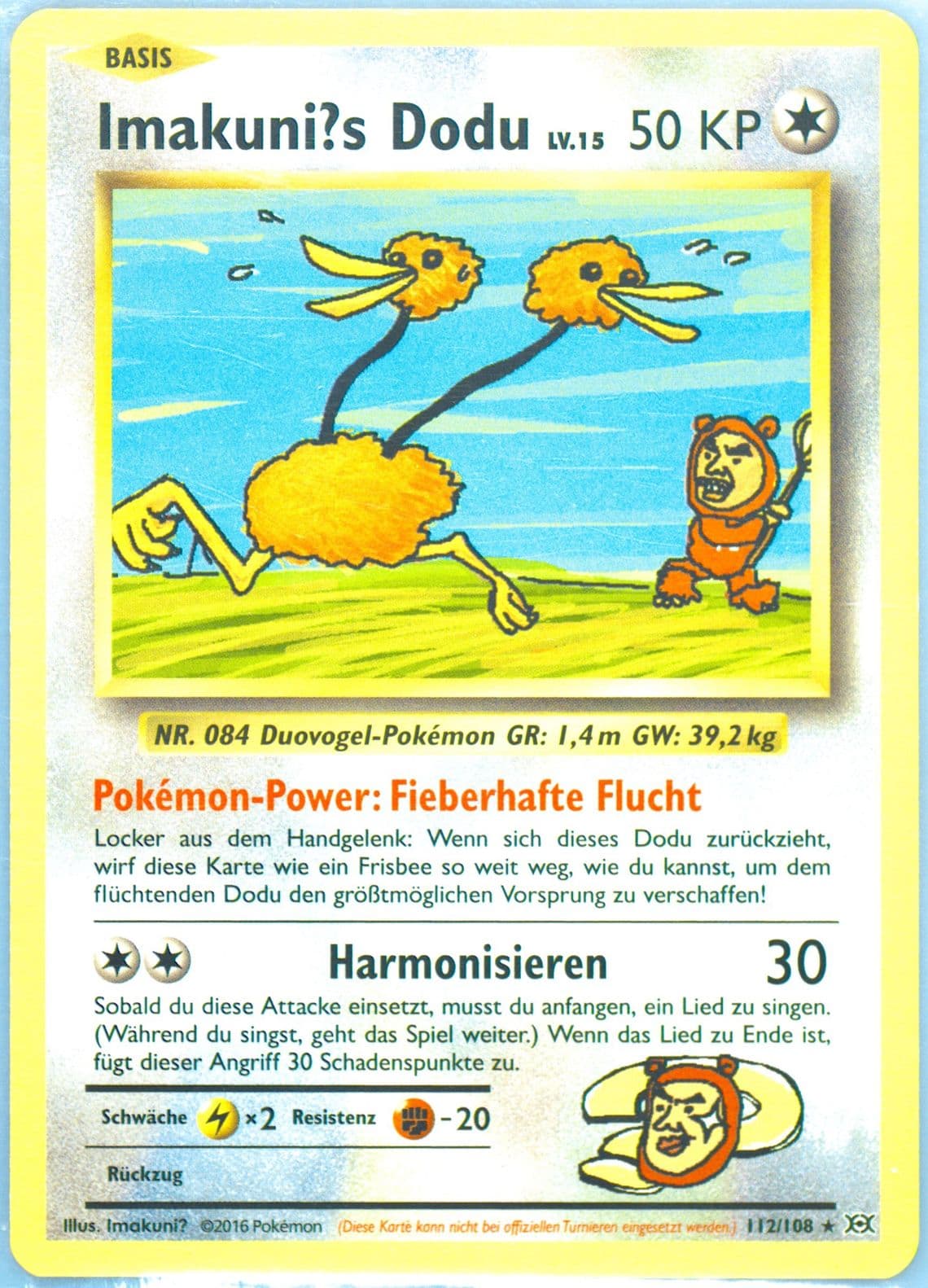 Imakuni?S Dodu German (112) 2016 Pokemon XY Evolutions