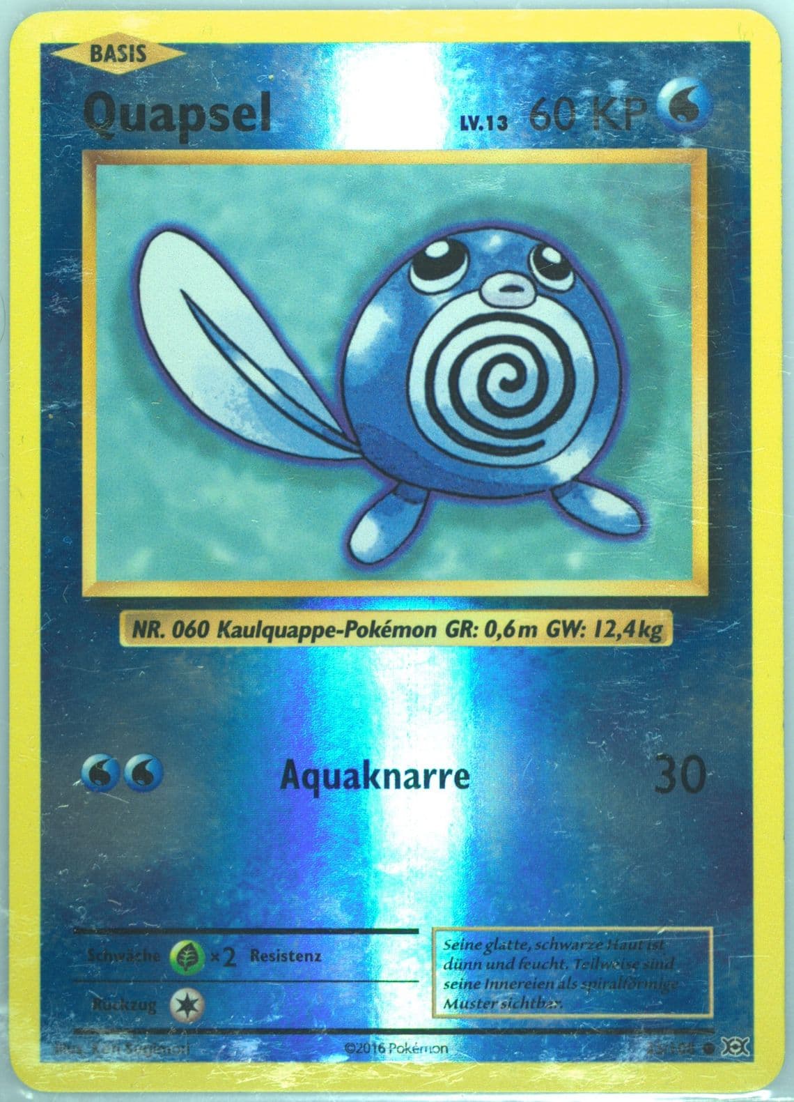 Quapsel-Reverse Foil German (23) 2016 Pokemon XY Evolutions