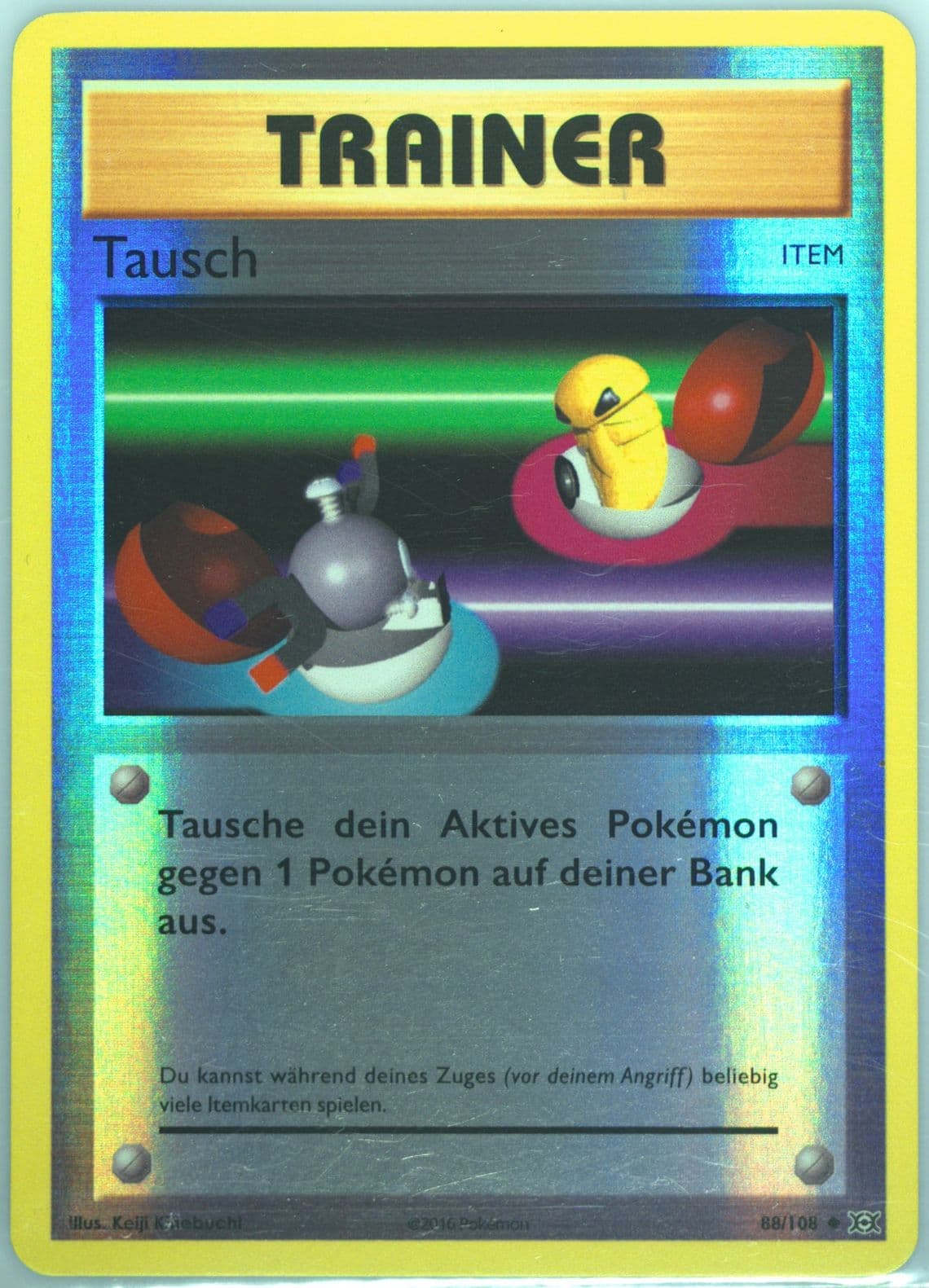 Tausch-Reverse Foil German (88) 2016 Pokemon XY Evolutions