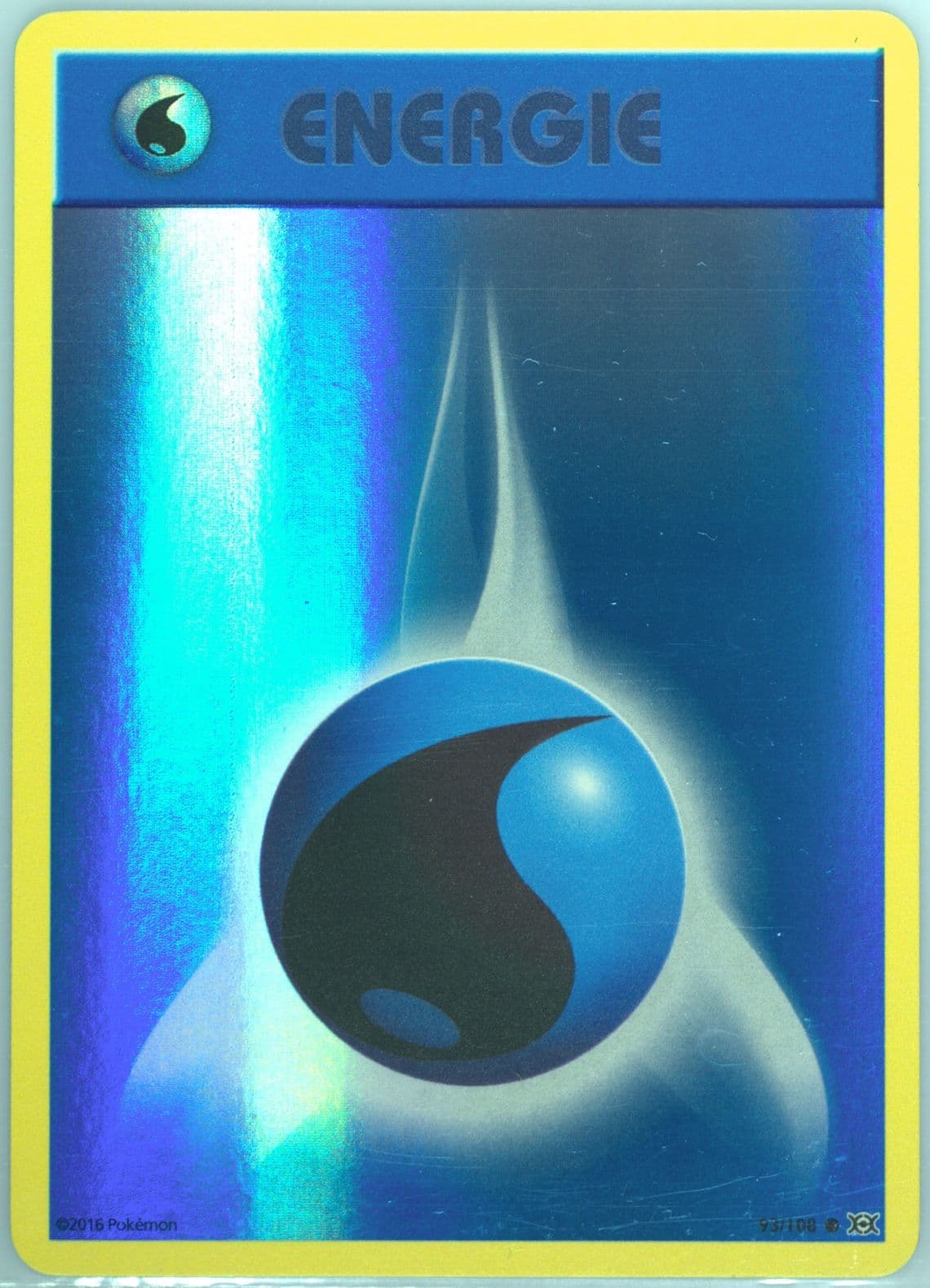 Wasser-Energie-Reverse Foil German (93) 2016 Pokemon XY Evolutions