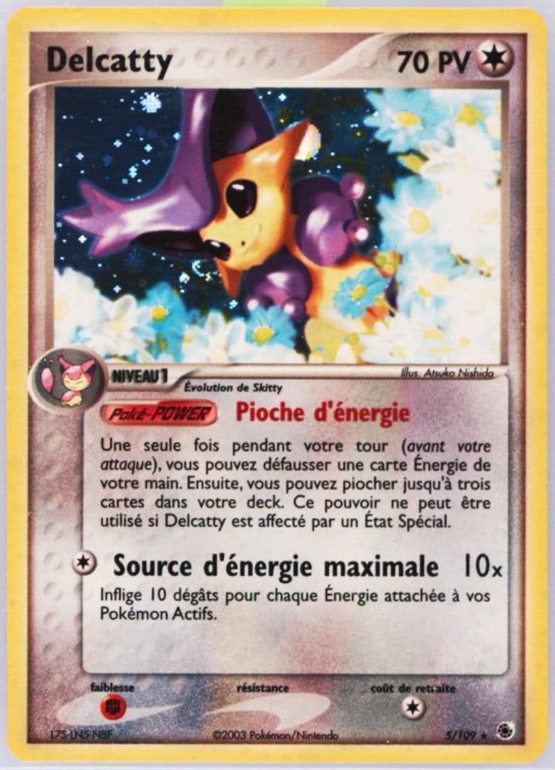 Delcatty-Holo French (5) 2003 Pokemon EX Ruby & Sapphire