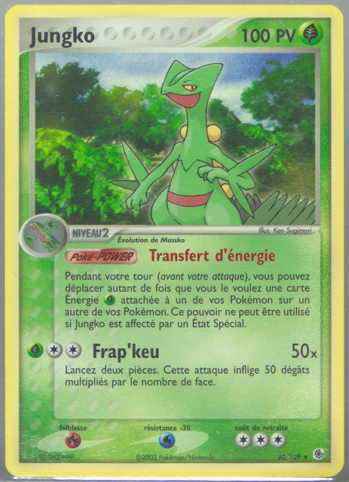 Jungko French (20) 2003 Pokemon EX Ruby & Sapphire