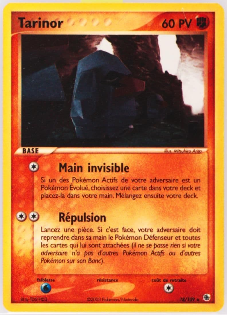 Tarinor-Reverse Foil French (18) 2003 Pokemon EX Ruby & Sapphire