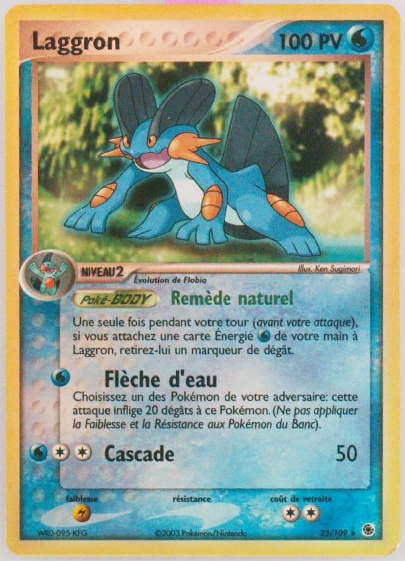 Laggron-Reverse Foil French (23) 2003 Pokemon EX Ruby & Sapphire