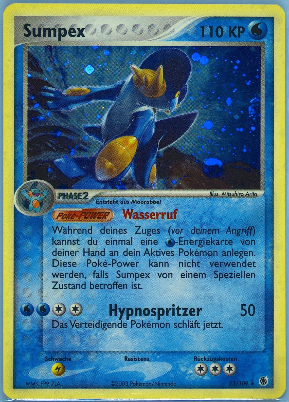 Sumpex-Holo (13) 2004 Pokemon German EX Ruby & Sapphire