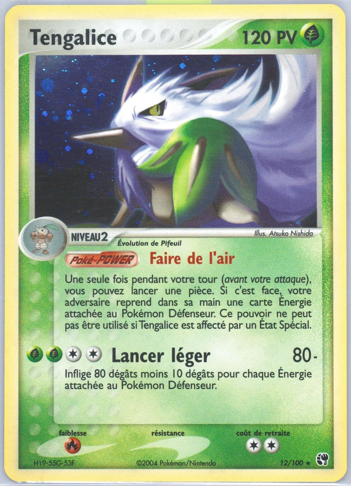 Tengalice-Holo (12) 2004 Pokemon French EX Sandstorm