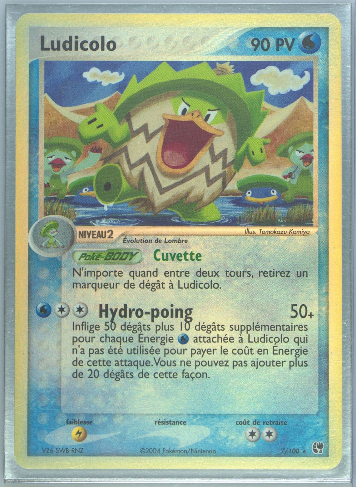 Ludicolo-Reverse Foil (7) 2004 Pokemon French EX Sandstorm