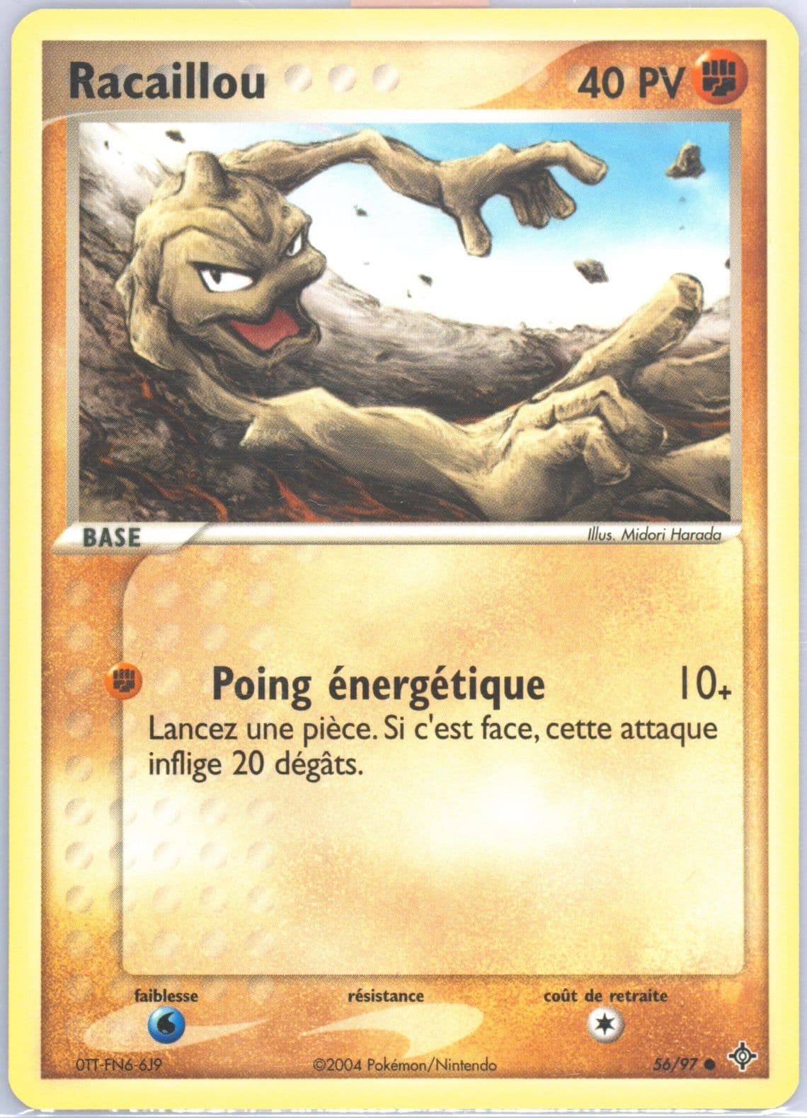 Racaillou (56) 2004 Pokemon French EX Dragon