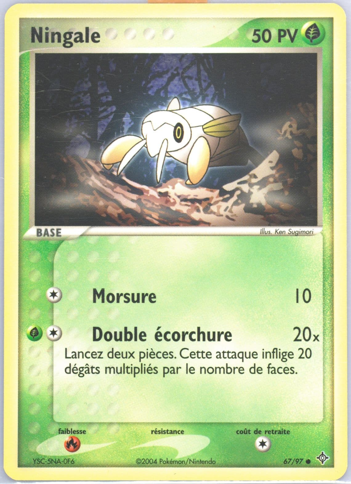 Ningale (67) 2004 Pokemon French EX Dragon