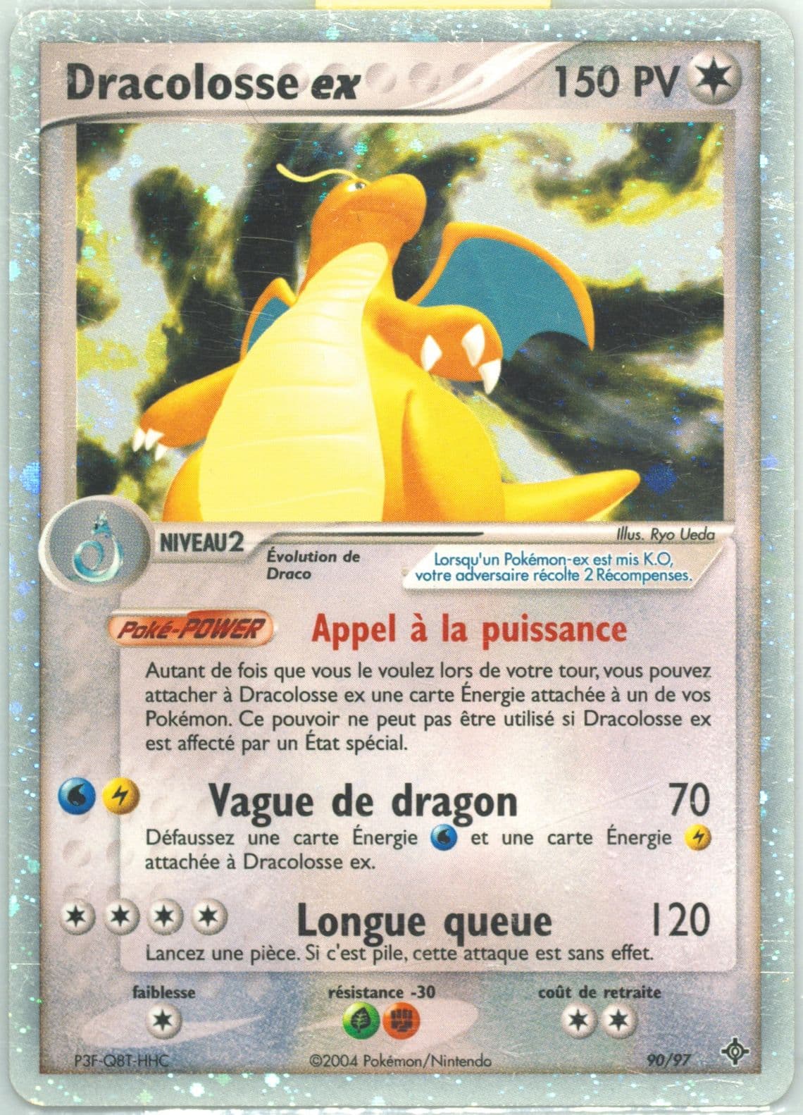 Dracolosse EX-Holo (90) 2004 Pokemon French EX Dragon