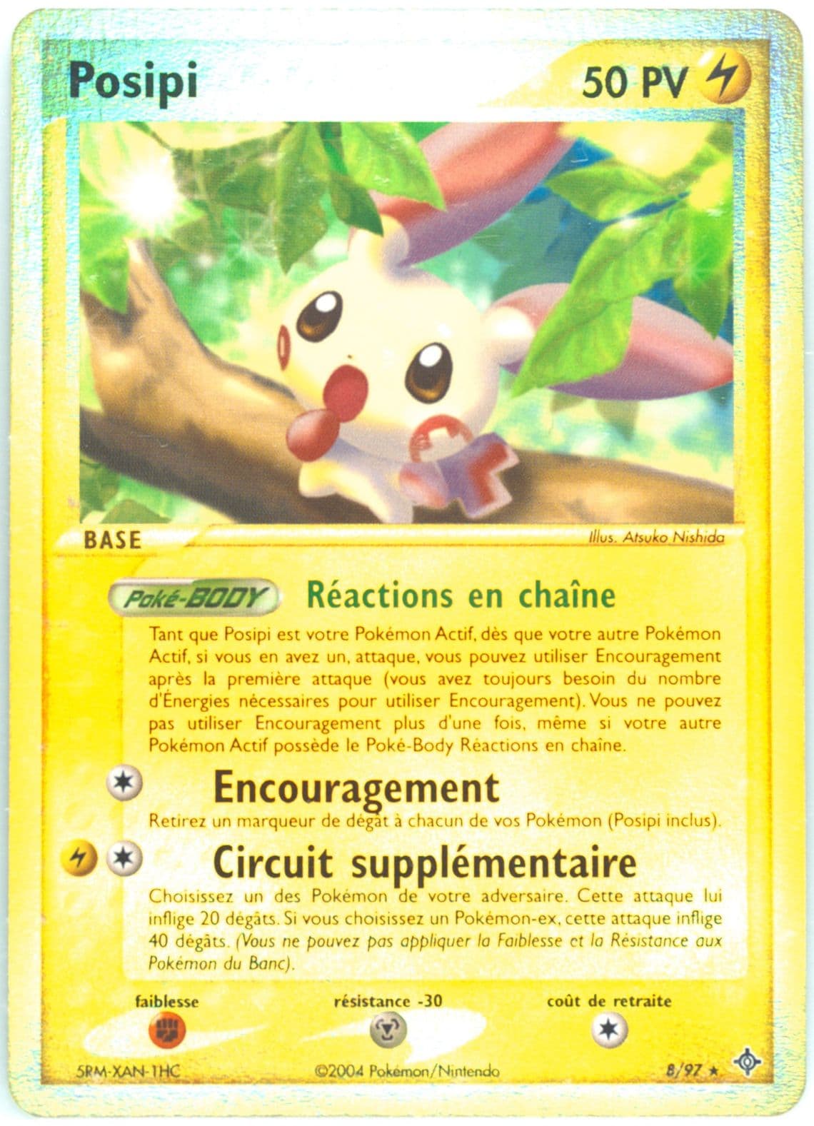 Posipi-Reverse Foil (8) 2004 Pokemon French EX Dragon