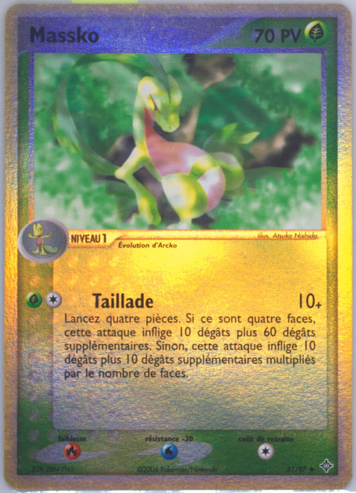 Massko-Reverse Foil (31) 2004 Pokemon French EX Dragon