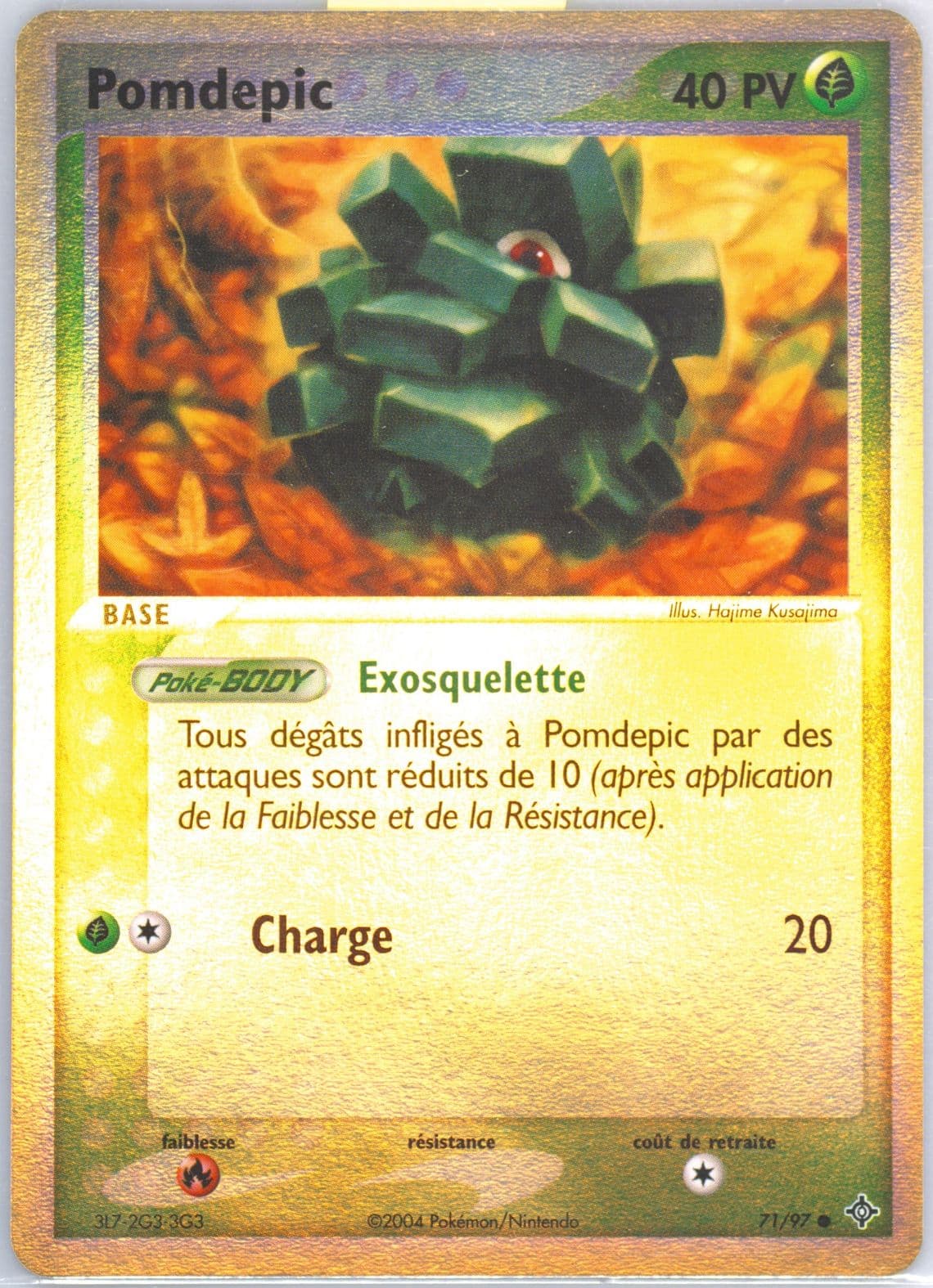 Pomdepic-Reverse Foil (71) 2004 Pokemon French EX Dragon