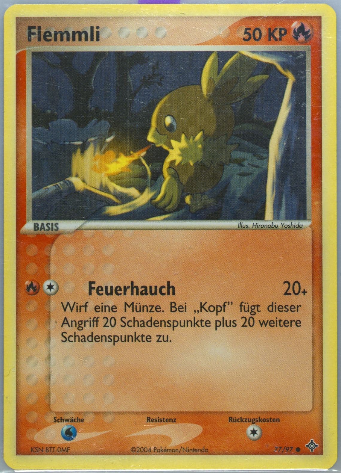 Flemmli (77) 2004 Pokemon German EX Dragon