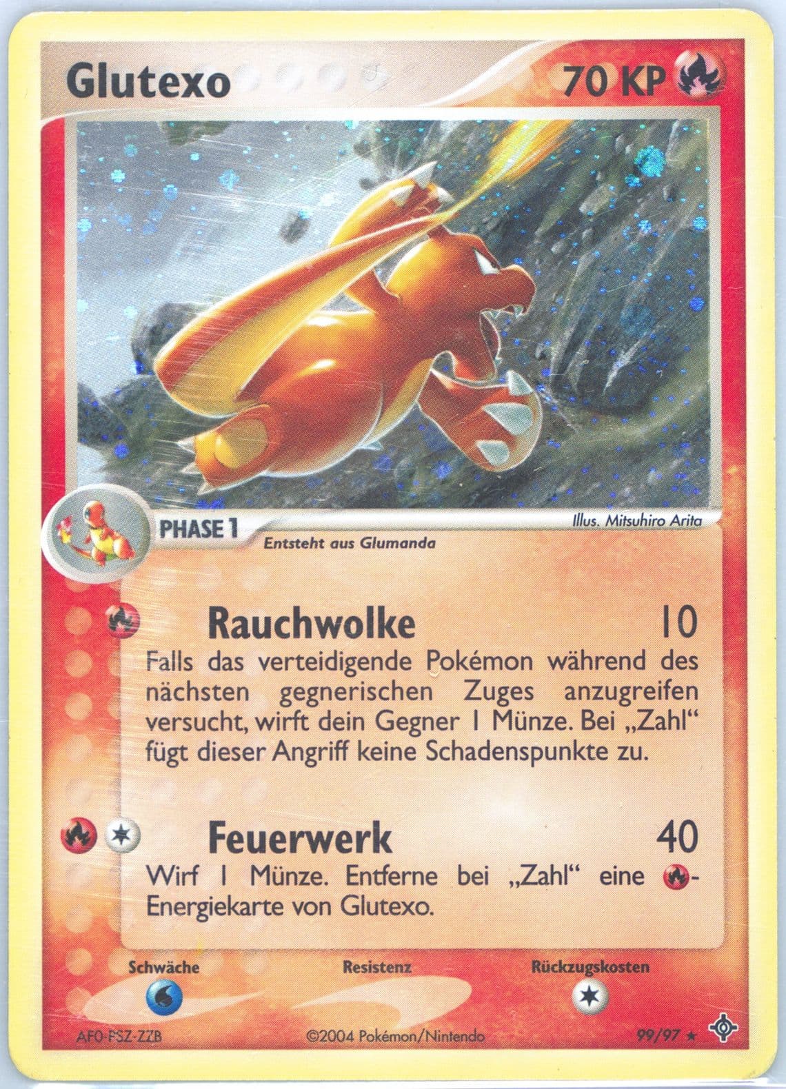 Glutexo-Holo (99) 2004 Pokemon German EX Dragon