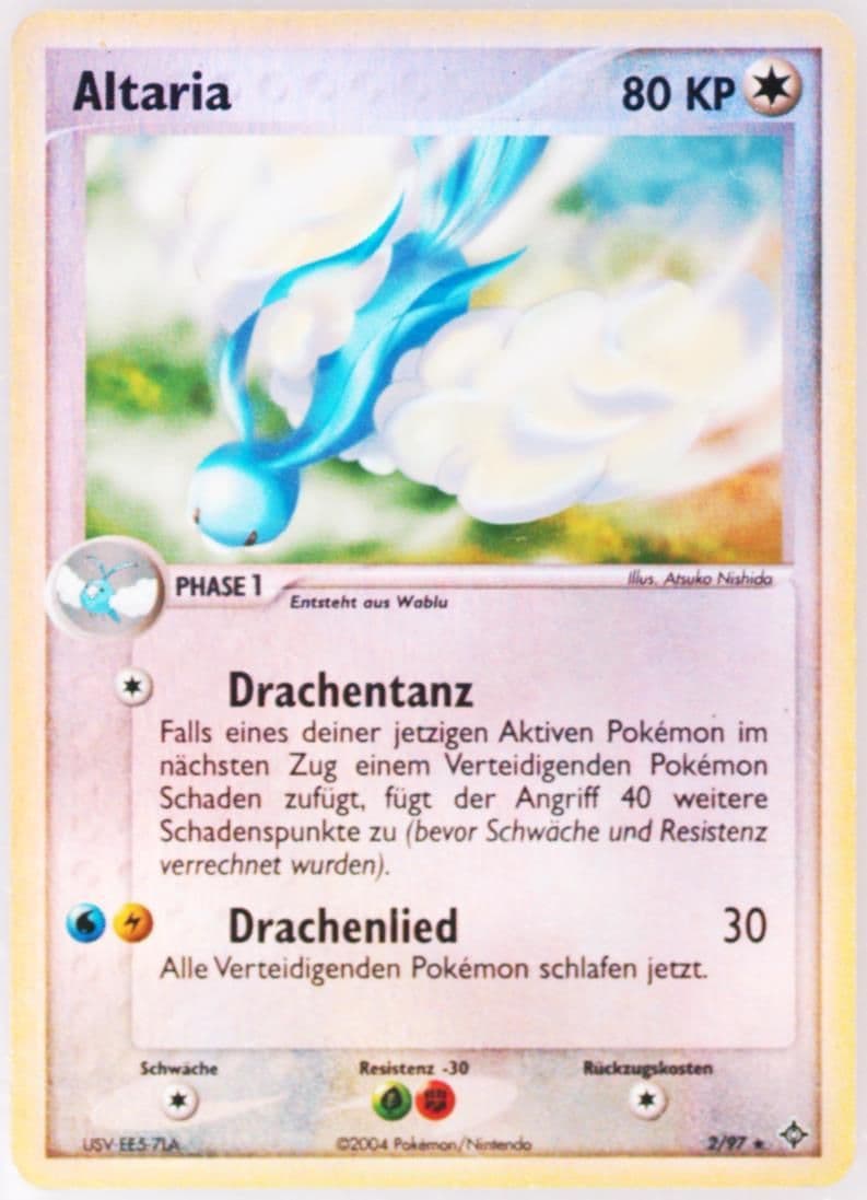 Altaria-Reverse Foil (2) 2004 Pokemon German EX Dragon