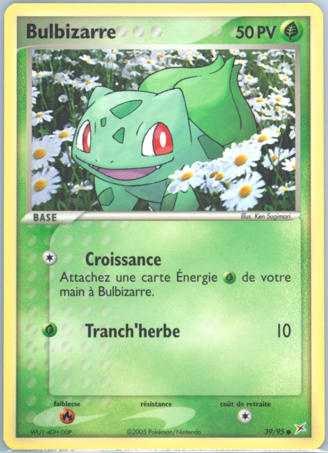 Bulbizarre (39) 2005 Pokemon French EX Team Magma VS Team Aqua