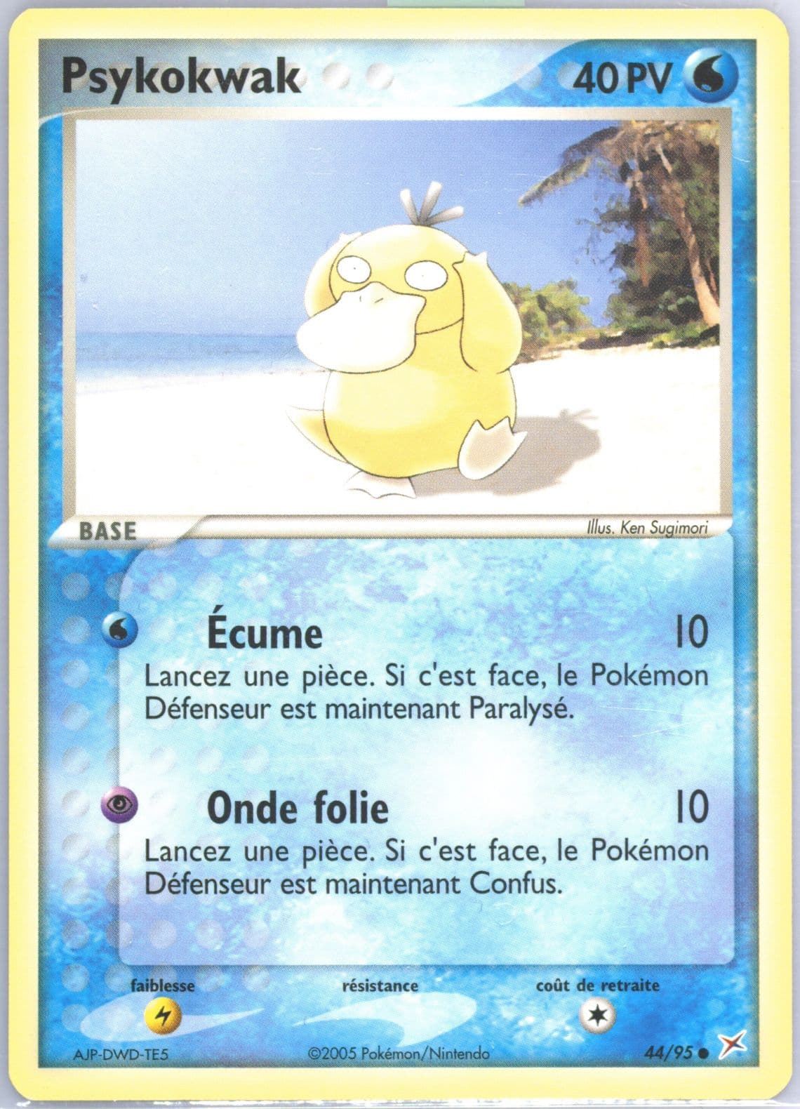 Psykokwak (44) 2005 Pokemon French EX Team Magma VS Team Aqua