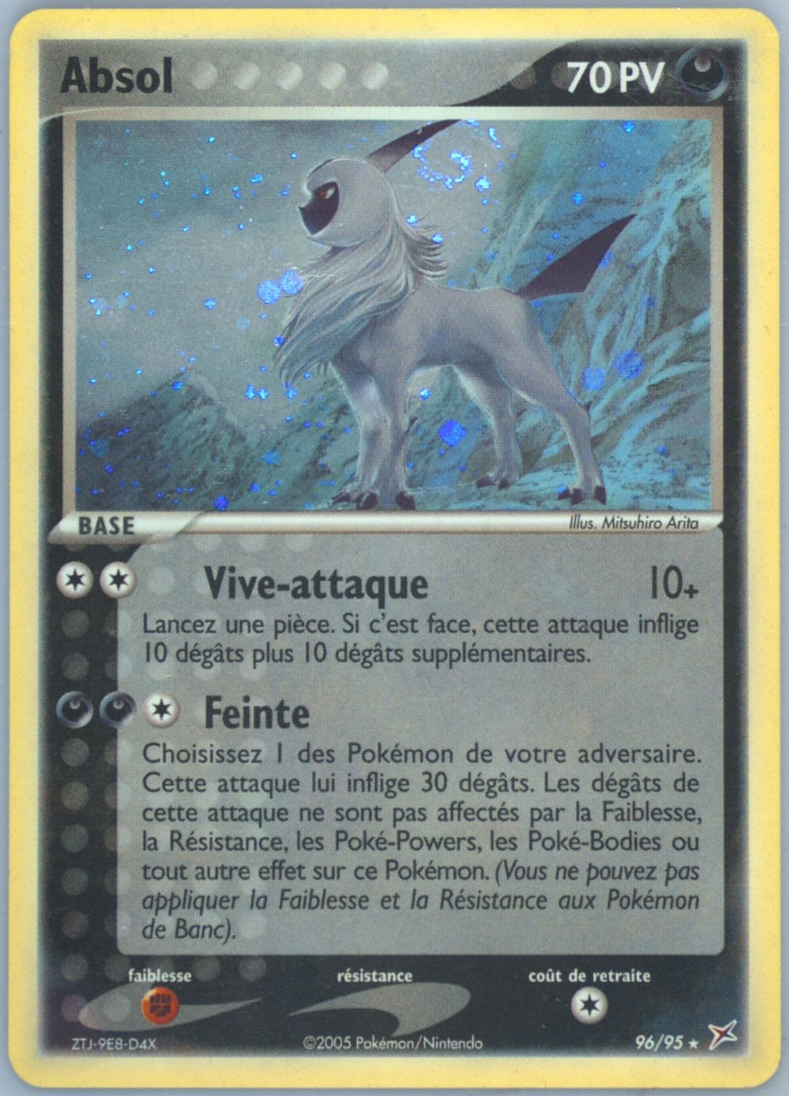 Absol-Holo (96) 2005 Pokemon French EX Team Magma VS Team Aqua