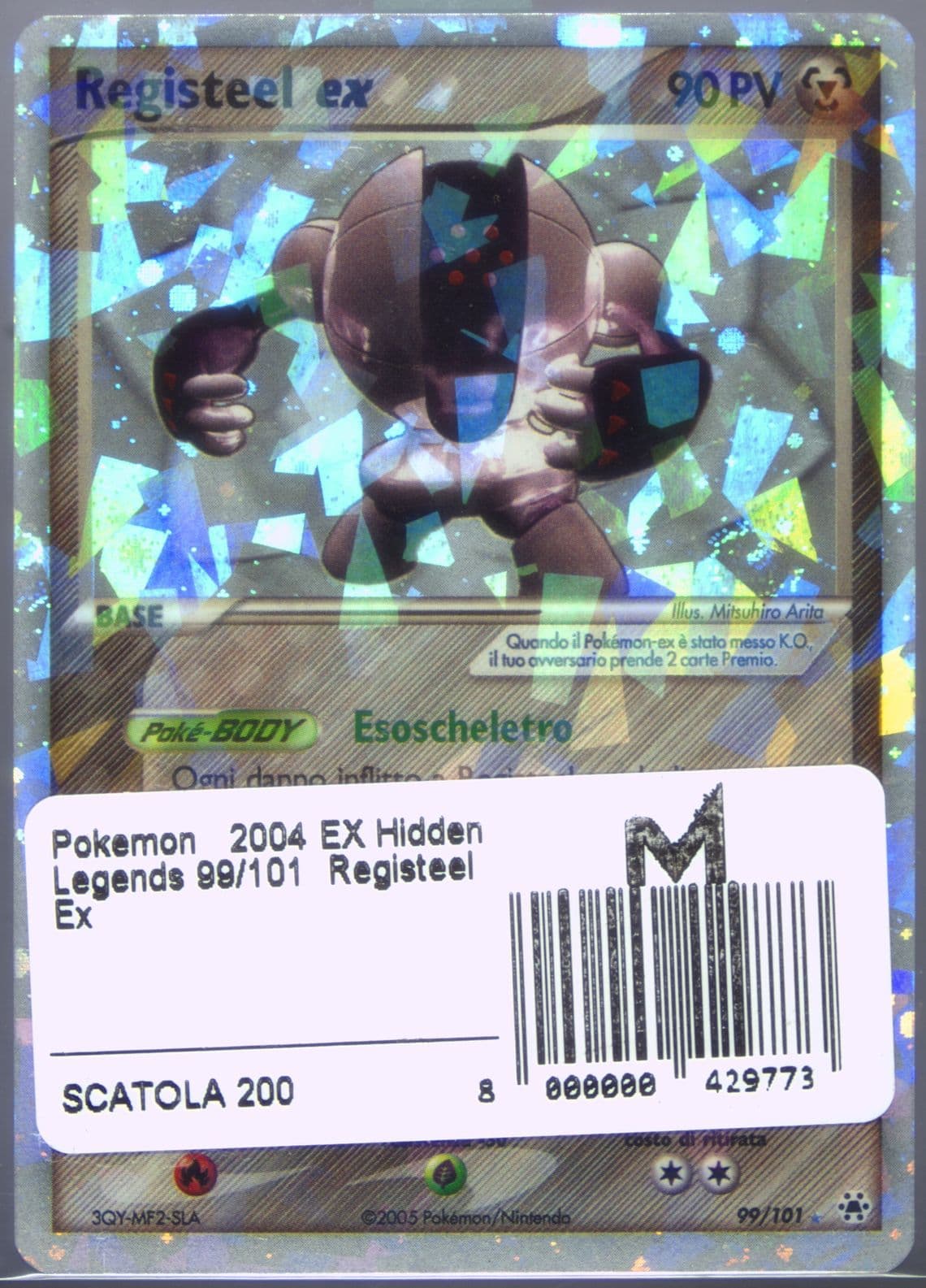 Registeel EX-Holo (99) 2005 Pokemon Italian EX Hidden Legends