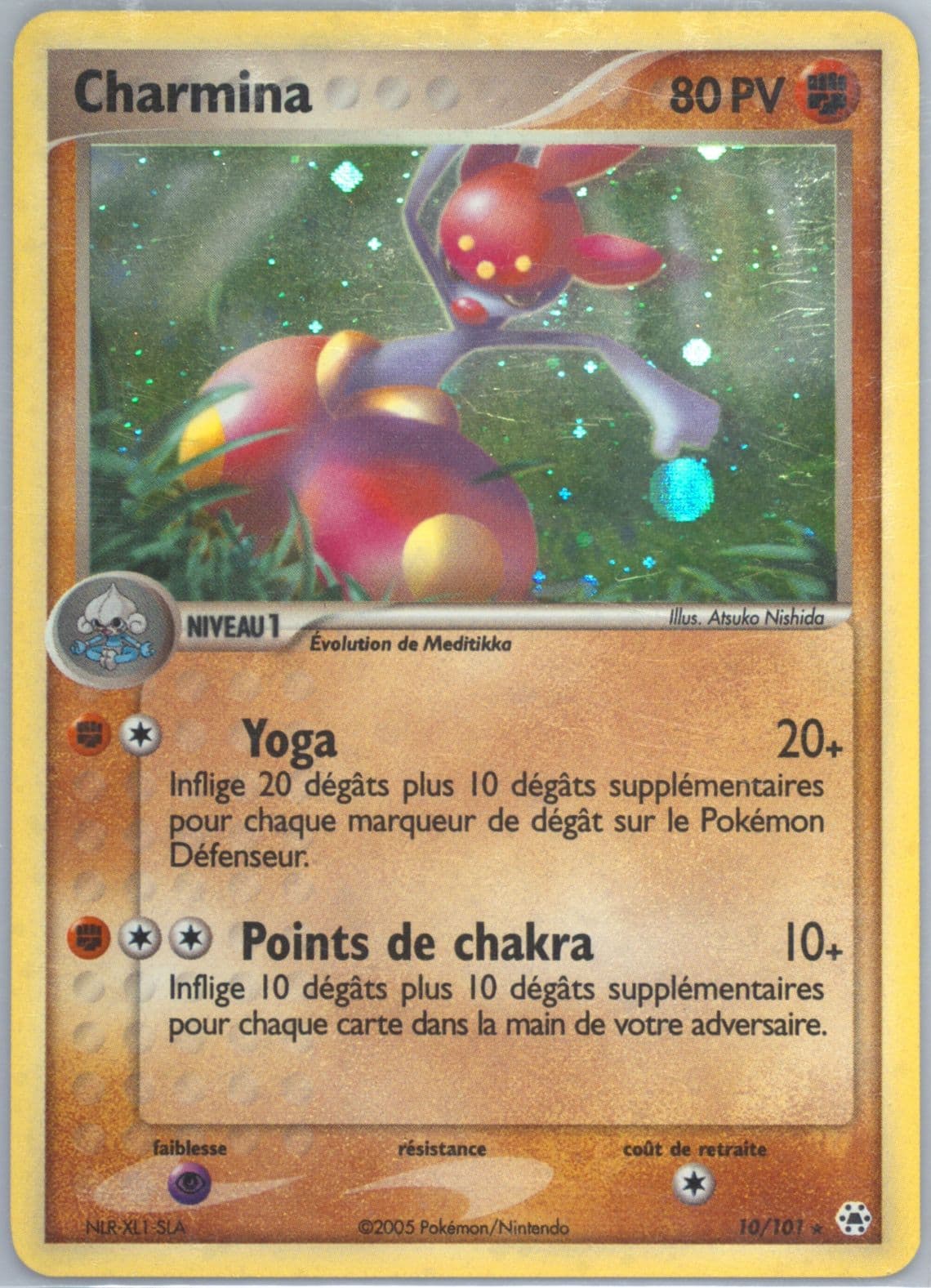 Charmina-Holo (10) 2005 Pokemon French EX Hidden Legends