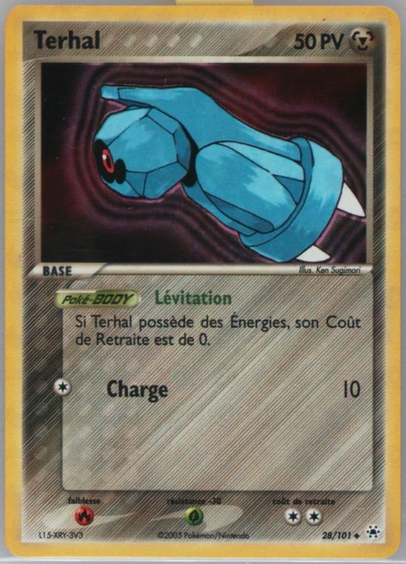 Terhal-Reverse Foil (28) 2005 Pokemon French EX Hidden Legends